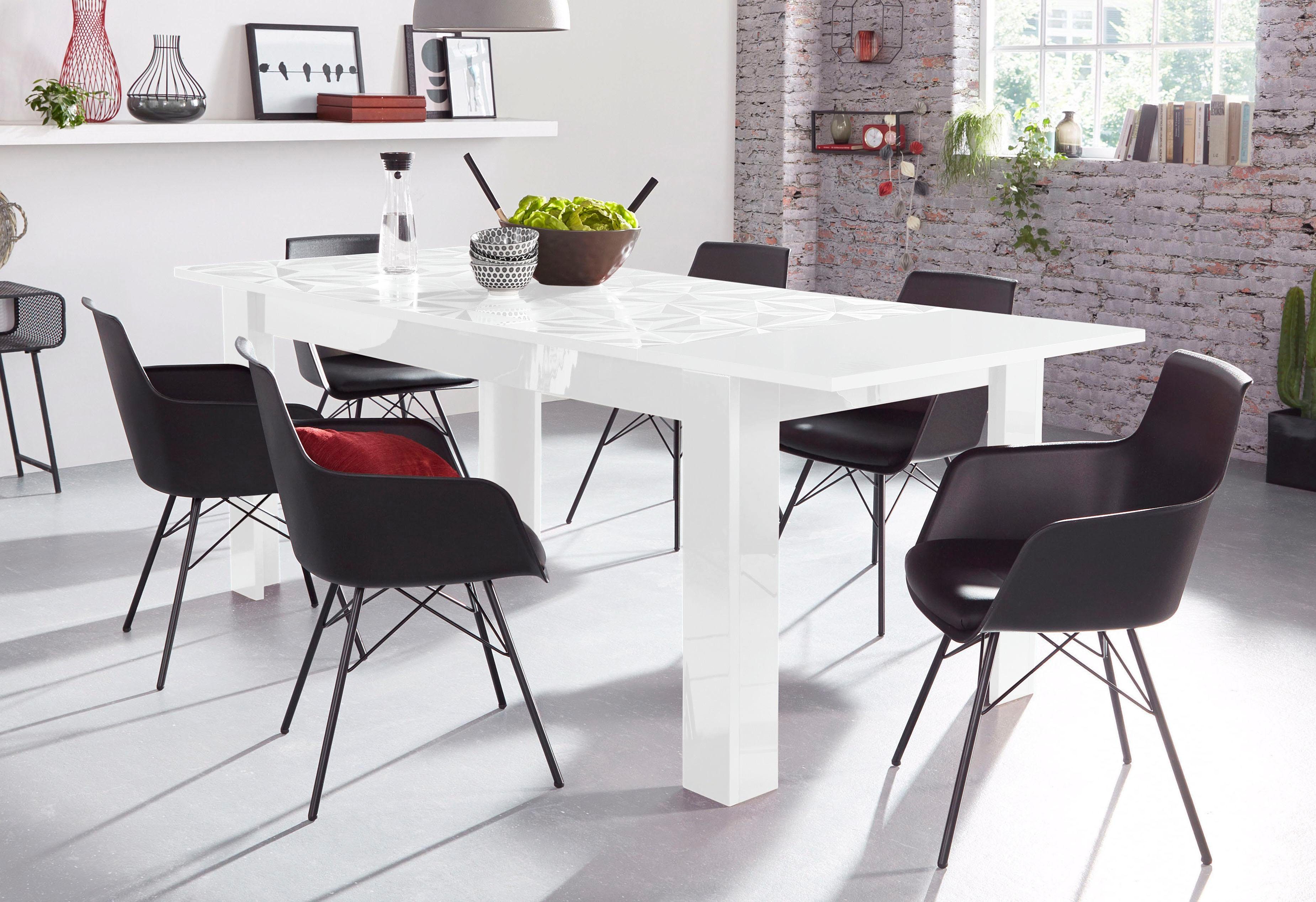 INOSIGN Eettafel Prisma Breedte 180 cm-228 cm