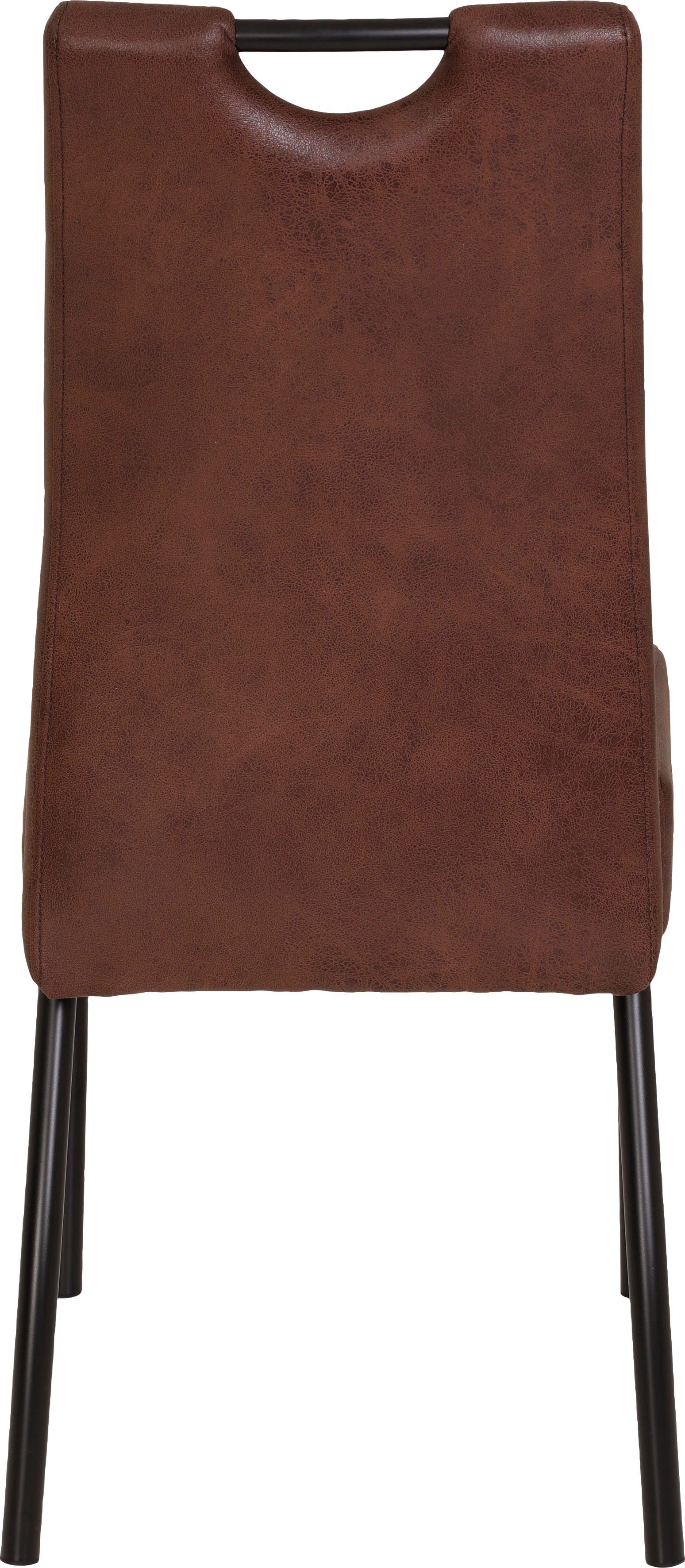 HELA Stoel met 4 poten Beate S met comfortabele binnenvering zitting (set, 2 stuks)