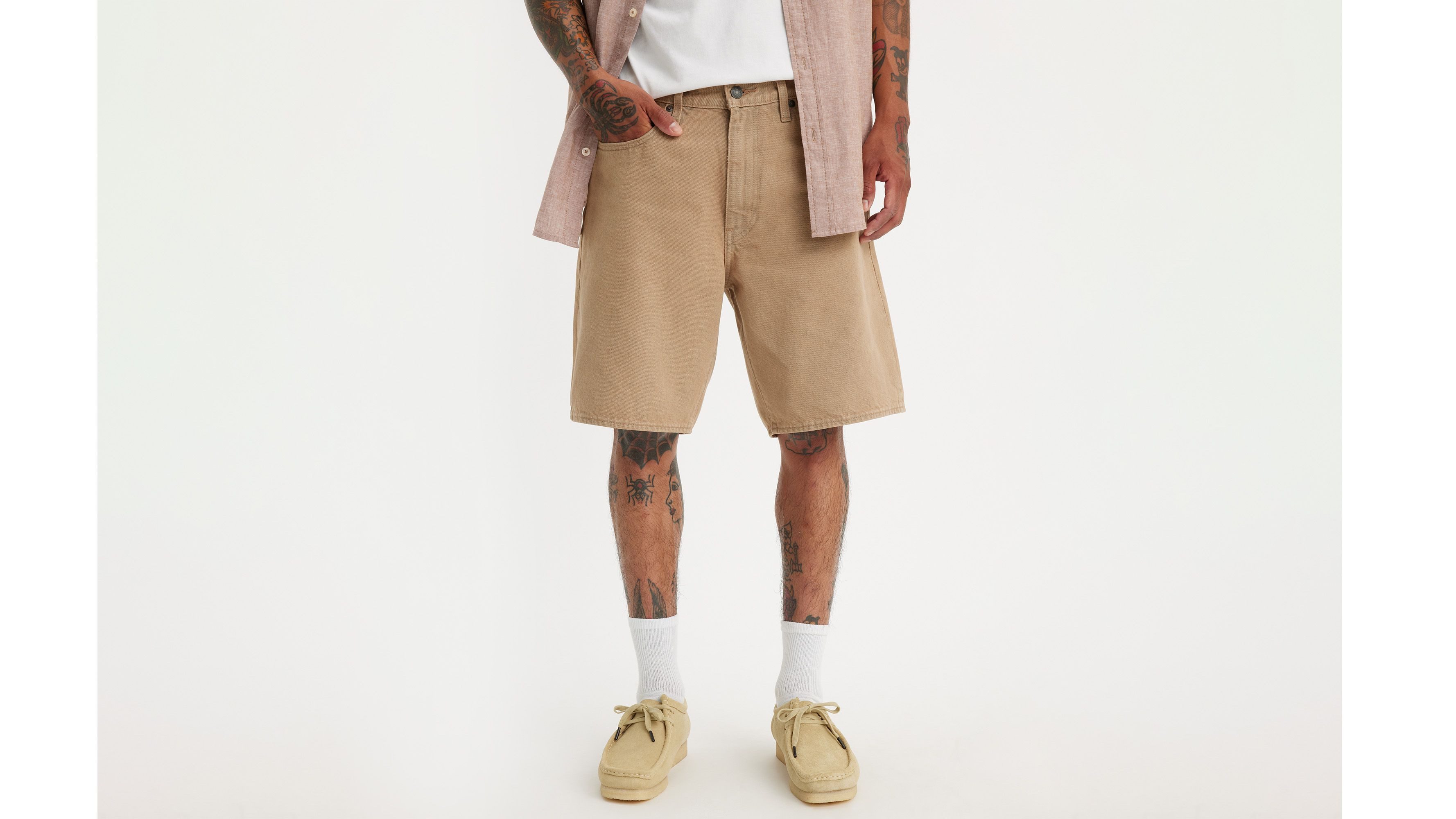 Levi's Jeansshort 468 STAY LOOSE SHORTS BROWNS