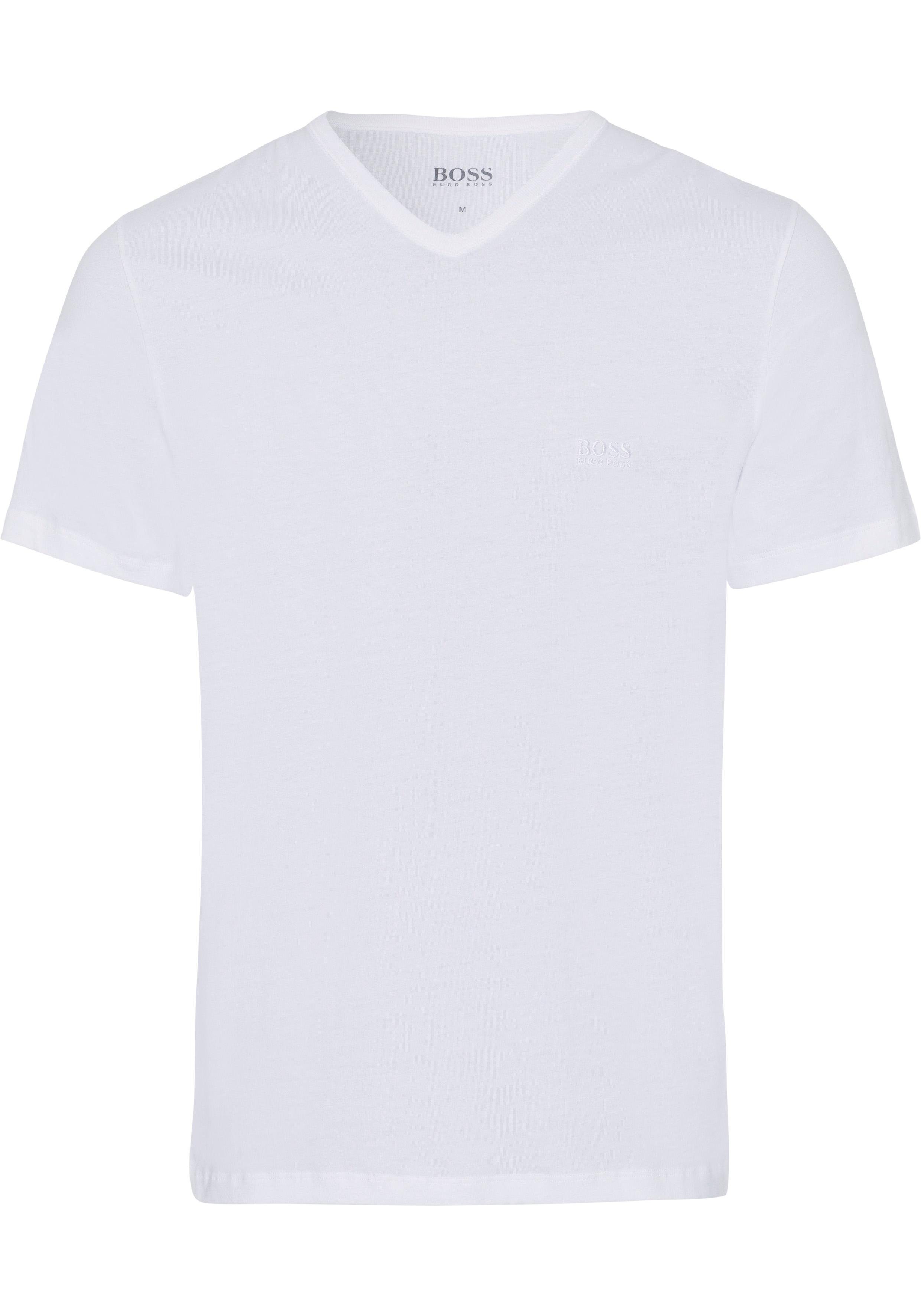 BOSS Shirt met V-hals T-shirt VN 3P Co (set)