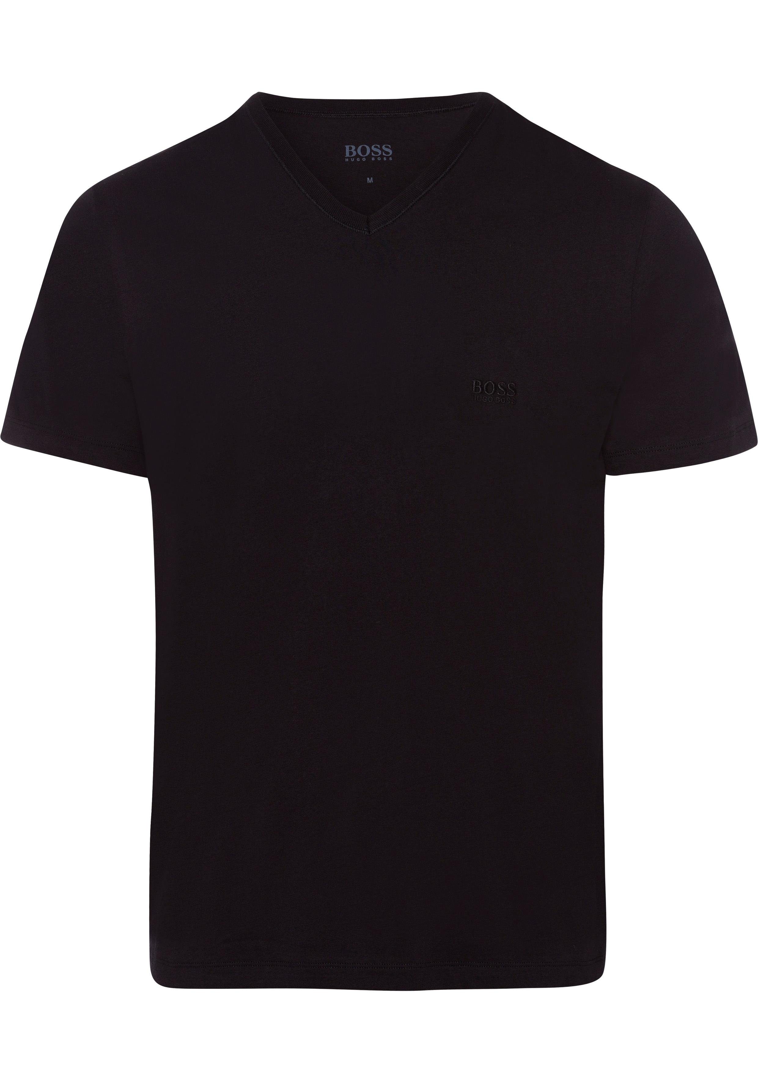 BOSS Shirt met V-hals T-shirt VN 3P Co (set)