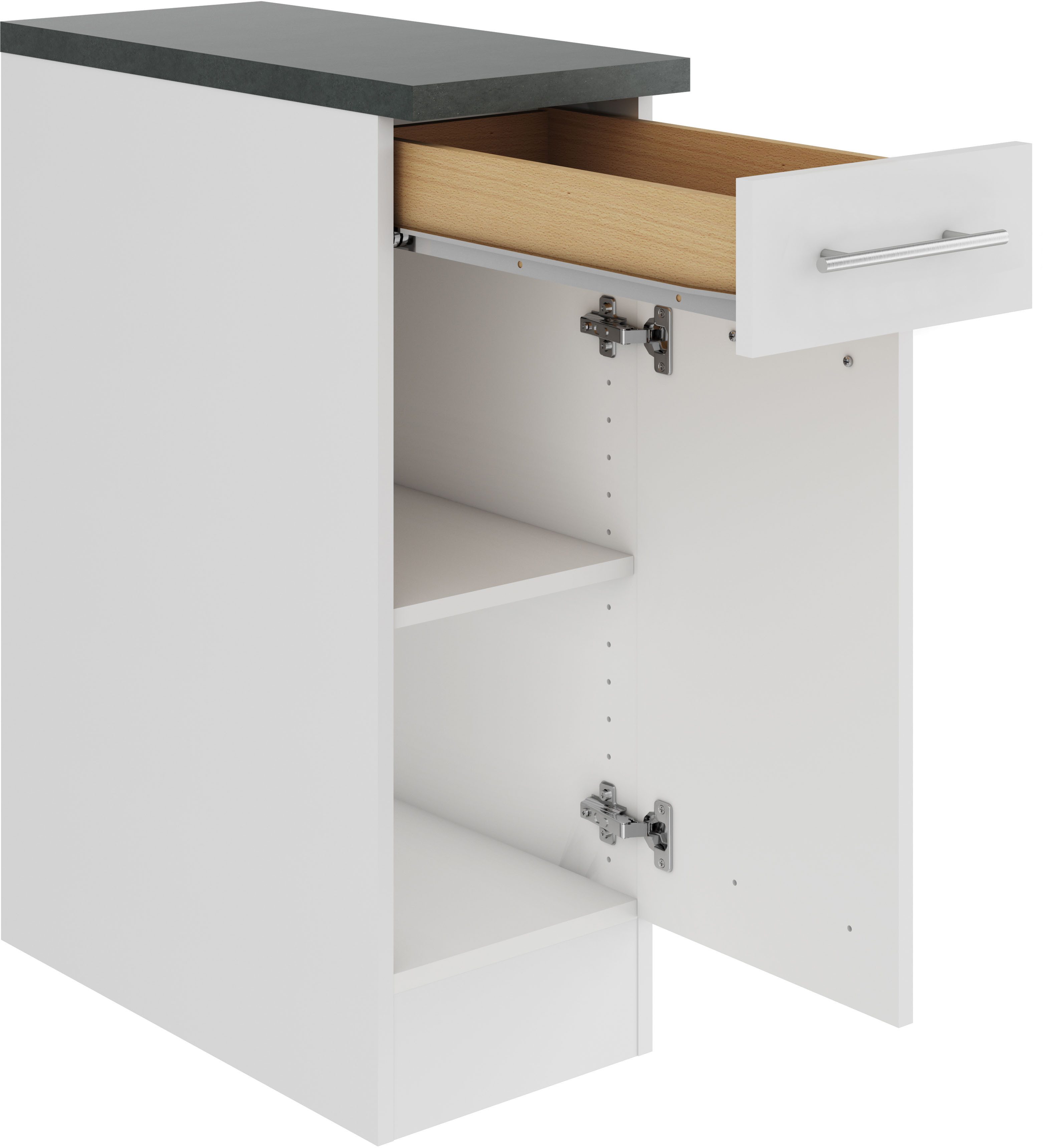 OPTIFIT Onderkast Bella Breedte 30 cm, 1 deur, 1 legplank, 1 lade