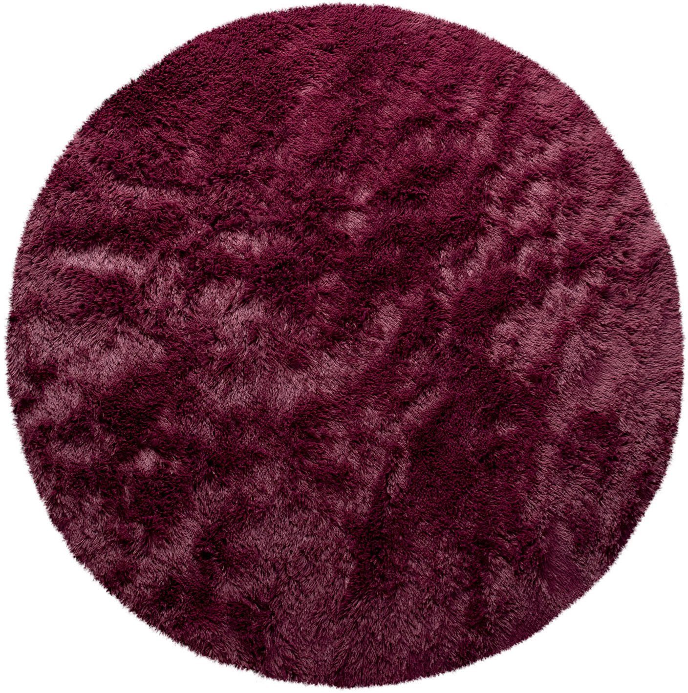 Paco Home Hoogpolig vloerkleed Silky 591 Unikleurig, bijzonder zacht en behaaglijk