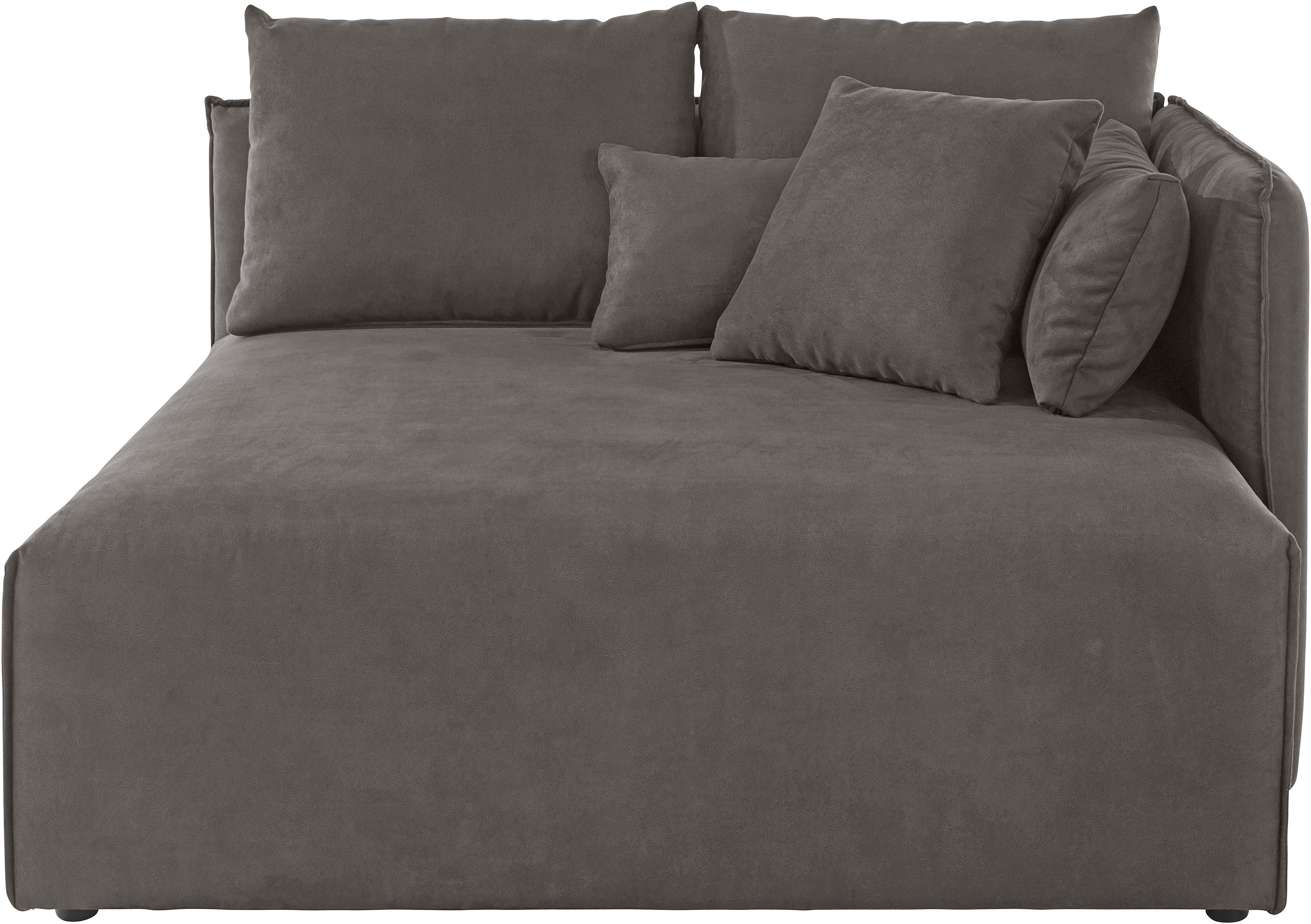 andas Ottomane Nöre korte lounge-module - zelf samenstellen, breedte 138 cm, diepte 128 cm