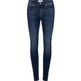 calvin klein skinny fit jeans ckj 011 mid rise skinny met fadeout effect, calvin klein jeans merklabel  ck borduursel blauw
