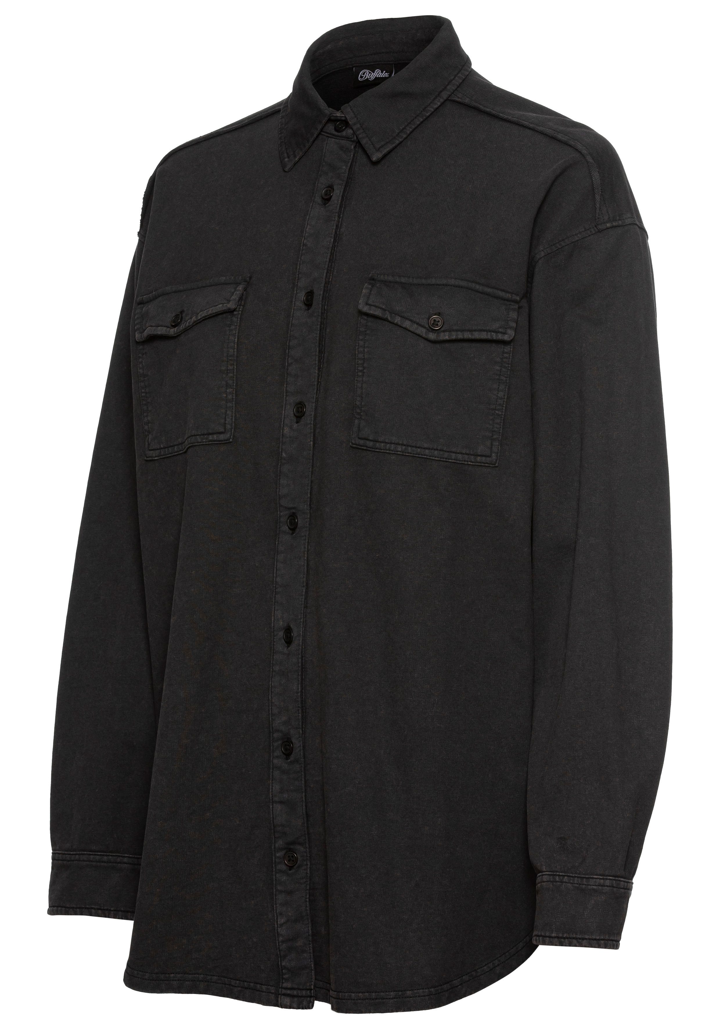 Buffalo Shirt -Shirt - Loungehemd - Lounget-shirt in used-look, loungewear