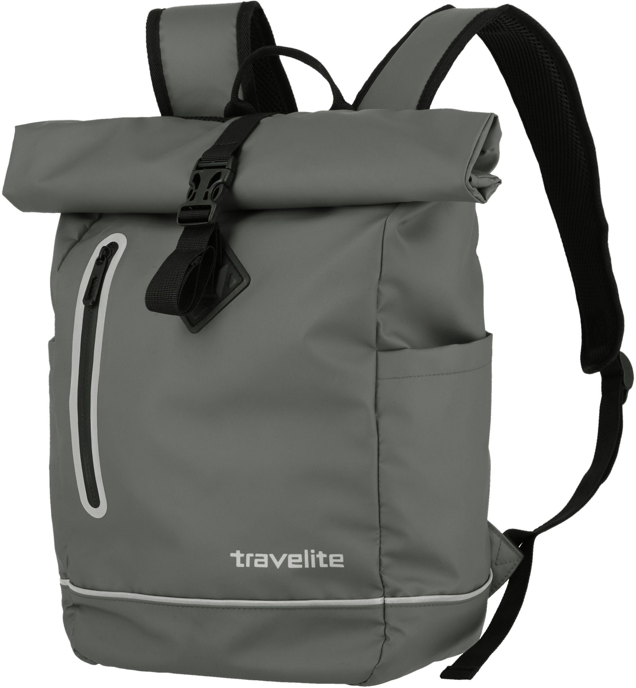 travelite Vrijetijdsrugzak BASICS roll-up rugzak zeil Wandelrugzak Reisrugzak Streetpack Werkrugzak
