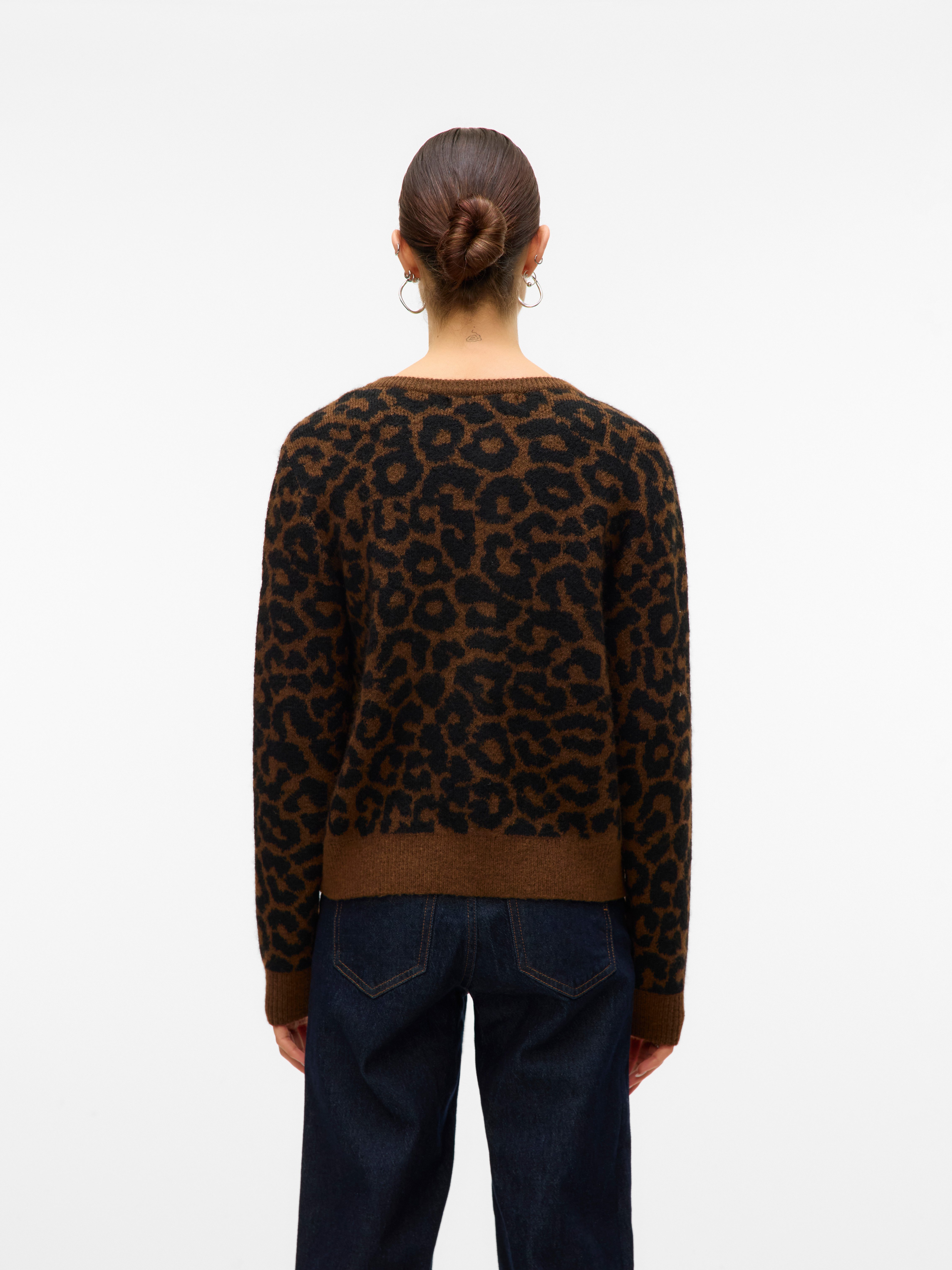 Vero Moda Vest VMNEWKAI LS O-NECK CARDIGAN BOO