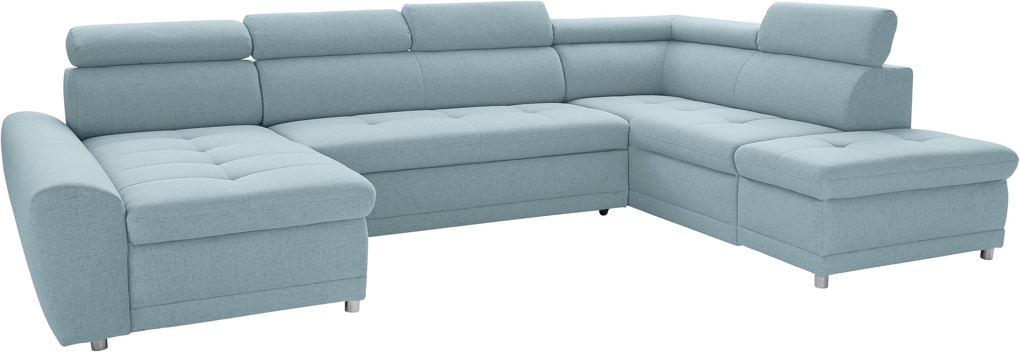 sit&more Zithoek Riva U-vorm optioneel met slaapfunctie