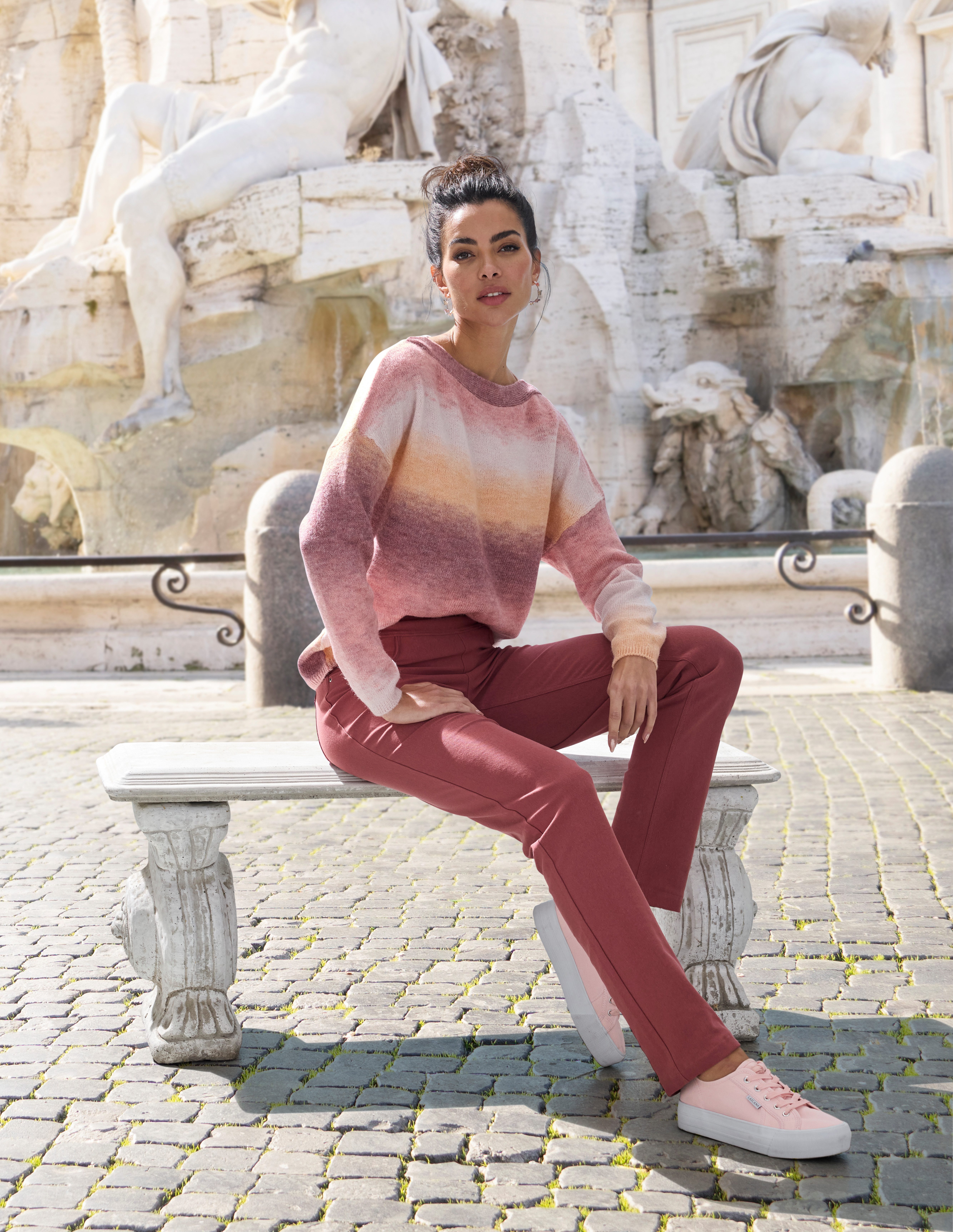H.I.S Comfortbroek in jeanslook loungewear