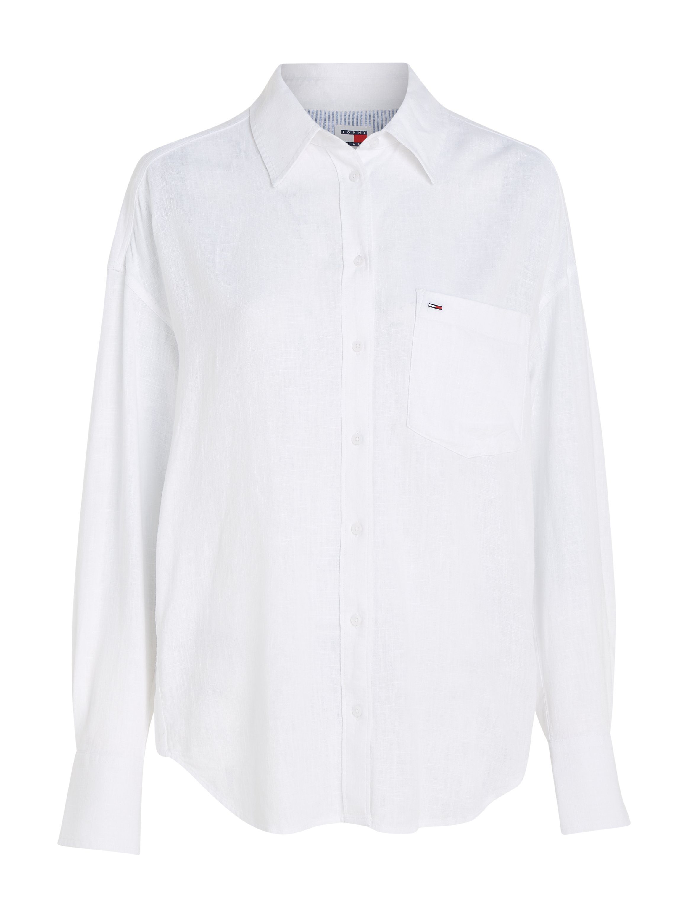 TOMMY JEANS Klassieke blouse TJW SP OVR LINEN SHIRT