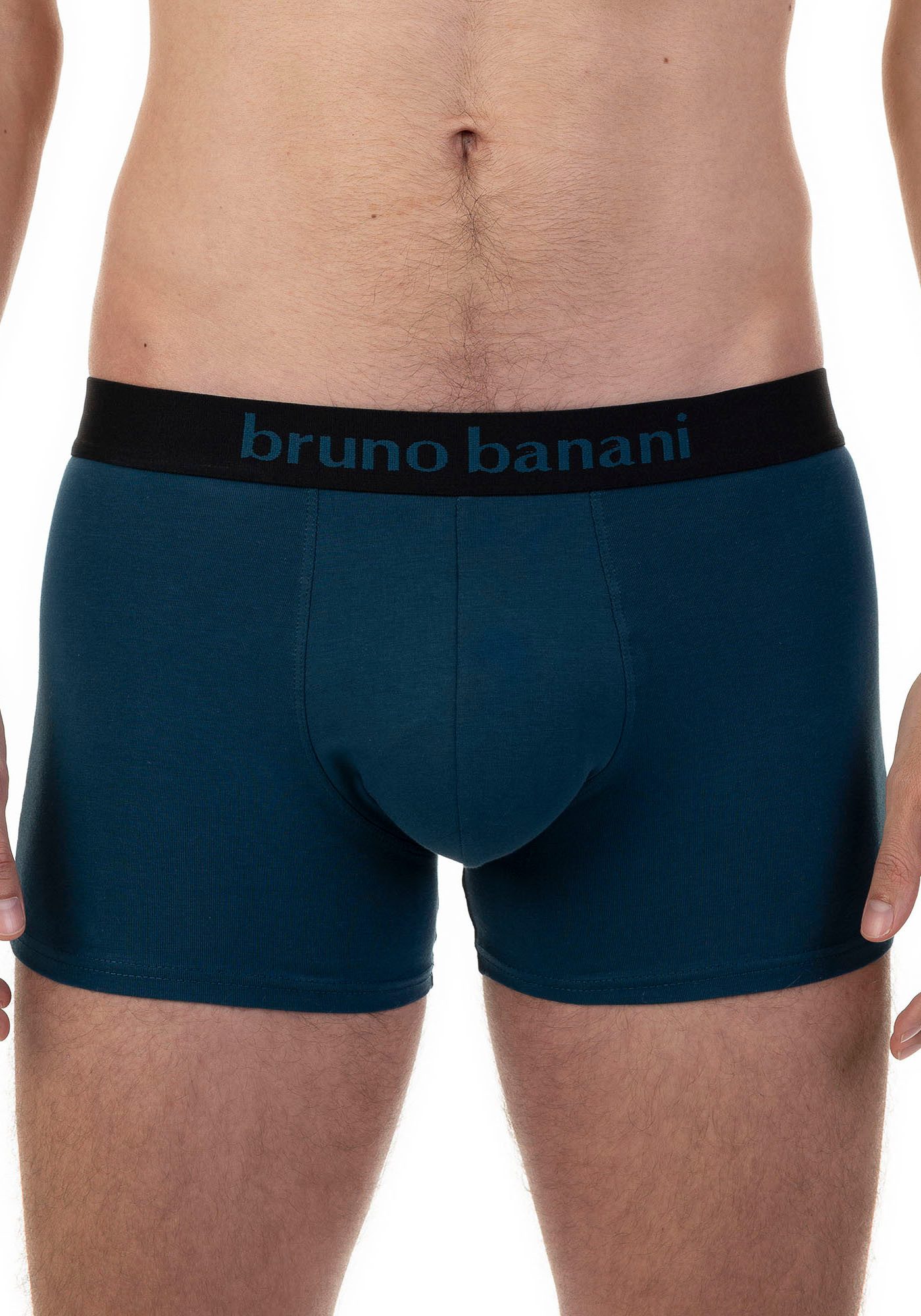 Bruno Banani Boxershort met contrasterend logo-tailleband (2 stuks, Set van 2)