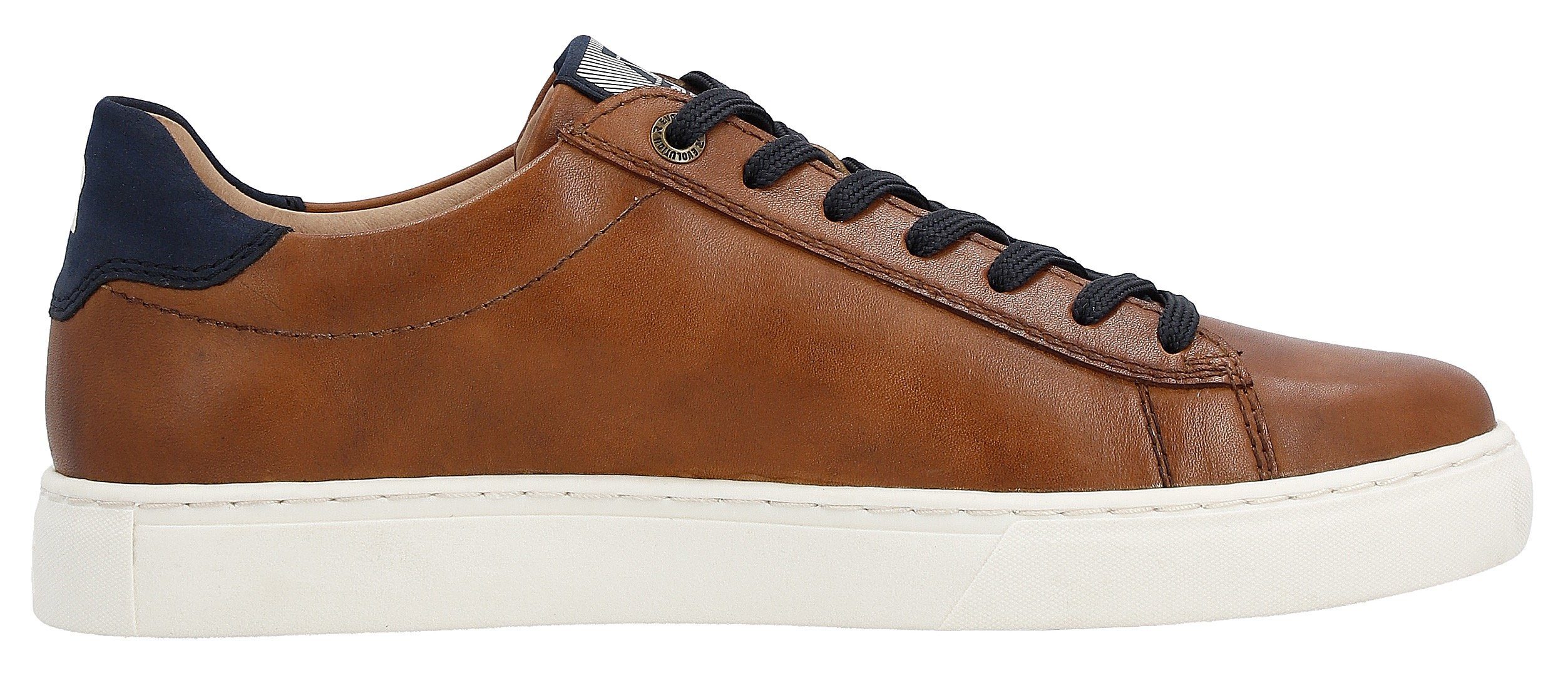 RIEKER Sport Sneakers met leren binnenvoering, vrijetijdsschoen, lage schoen, veterschoen