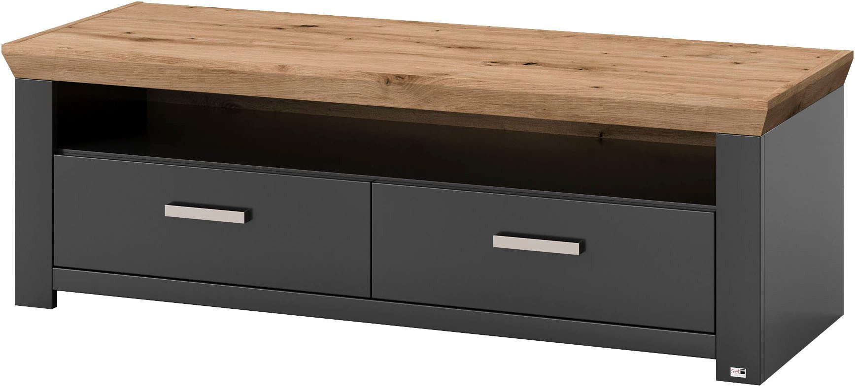 set one by Musterring Tv-meubel York Type 31, met 2 laden, verlichting optioneel, breedte 140 cm