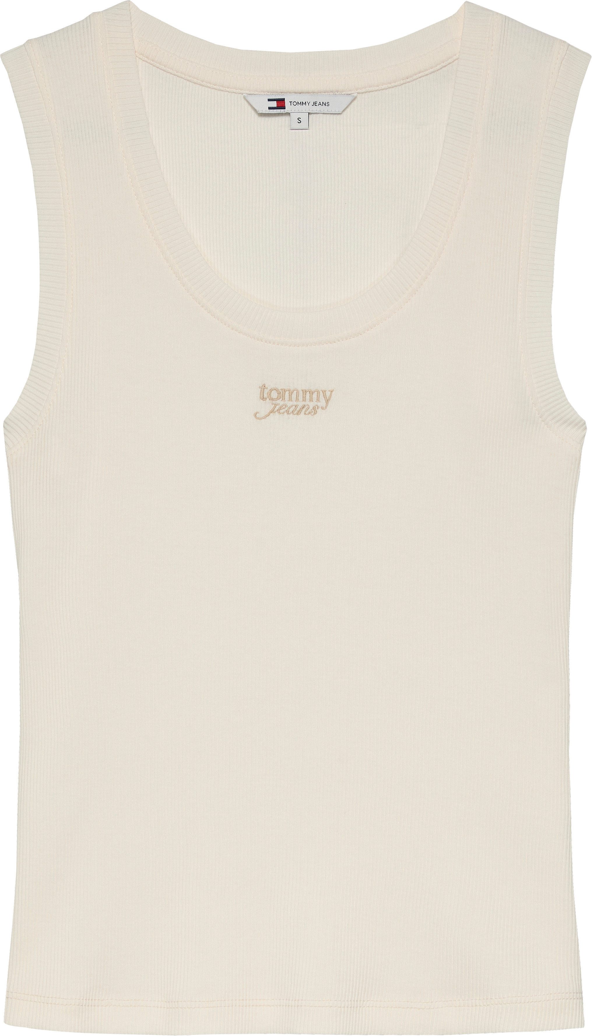 TOMMY JEANS Tanktop TJW SLIM SCRIPT RIB TANK TOP