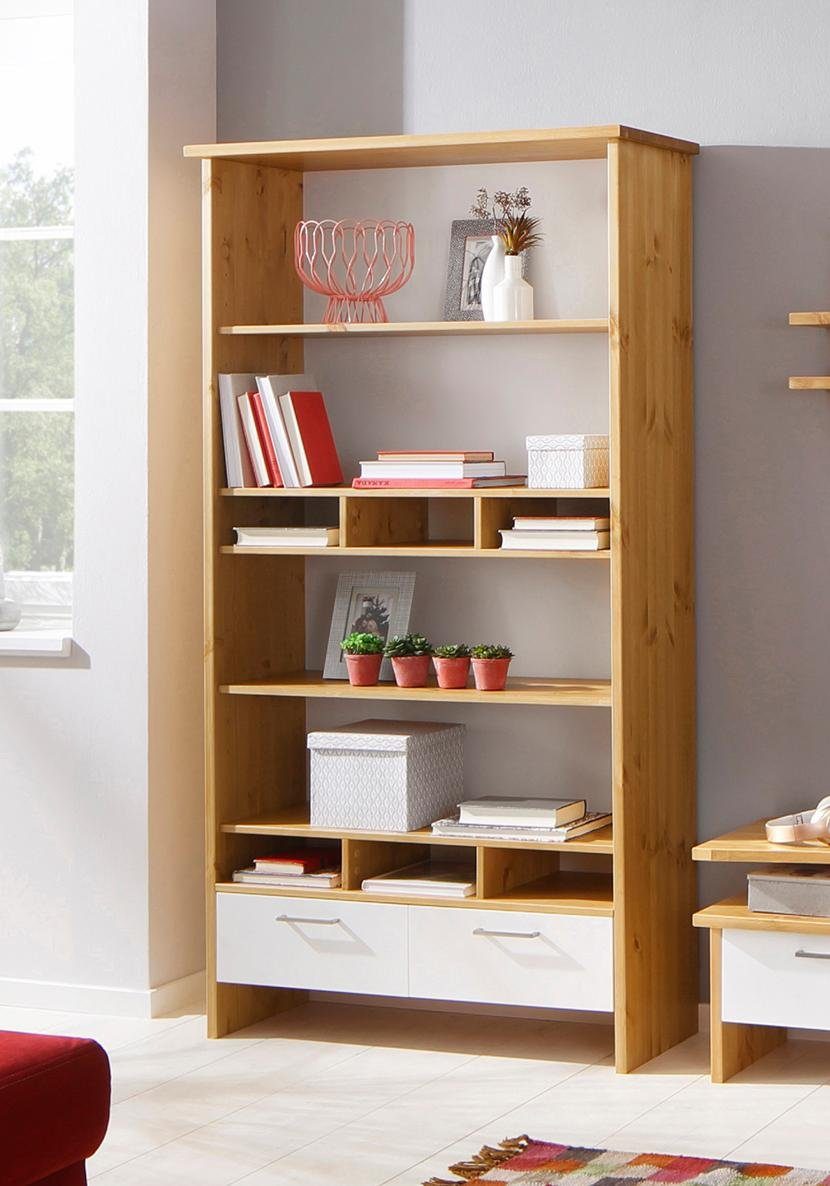 Home affaire Multifunctionele kast Ixo Plank, breedte 101 cm, met 2 lades, van massief grenen, FSC®