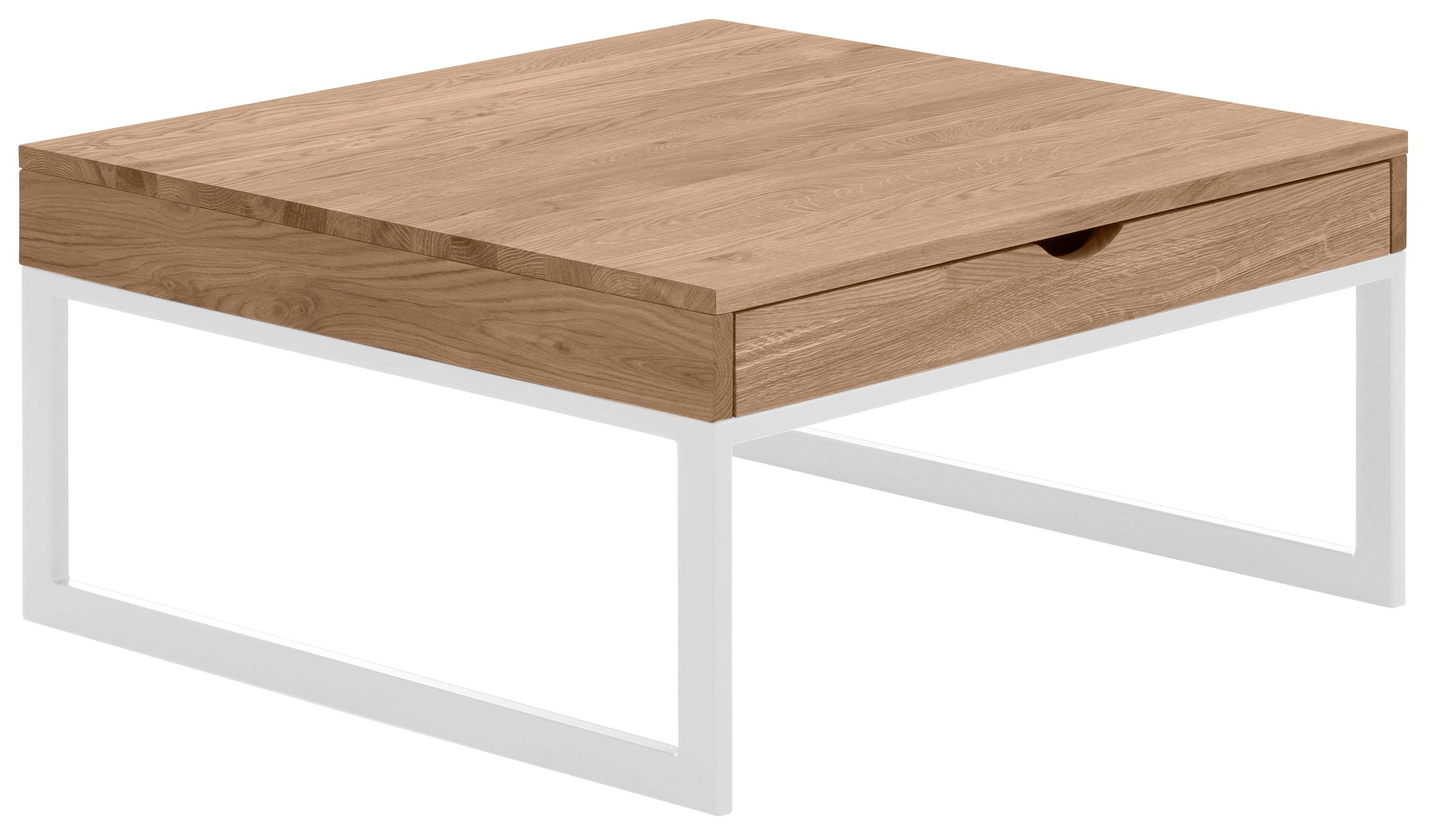 Home affaire Salontafel BETULA gecertificeerd massief hout (eiken), in 3 verschillende kleurvarianten