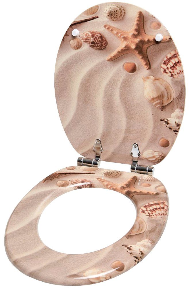 Sanilo Set badkameraccessoires Sanibel bestaand uit toiletzitting, badmat en wastafelplug (complete set, 3-delig)