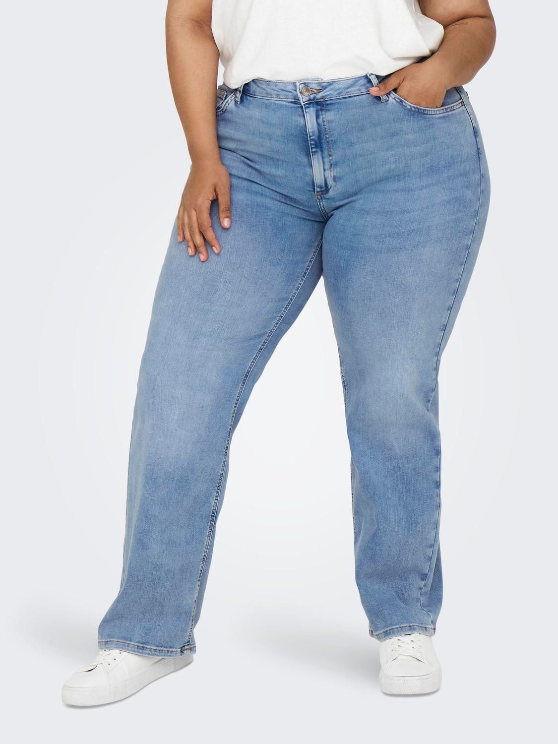 ONLY CARMAKOMA Wijde jeans CARWILLY HW WIDE DNM TAI006