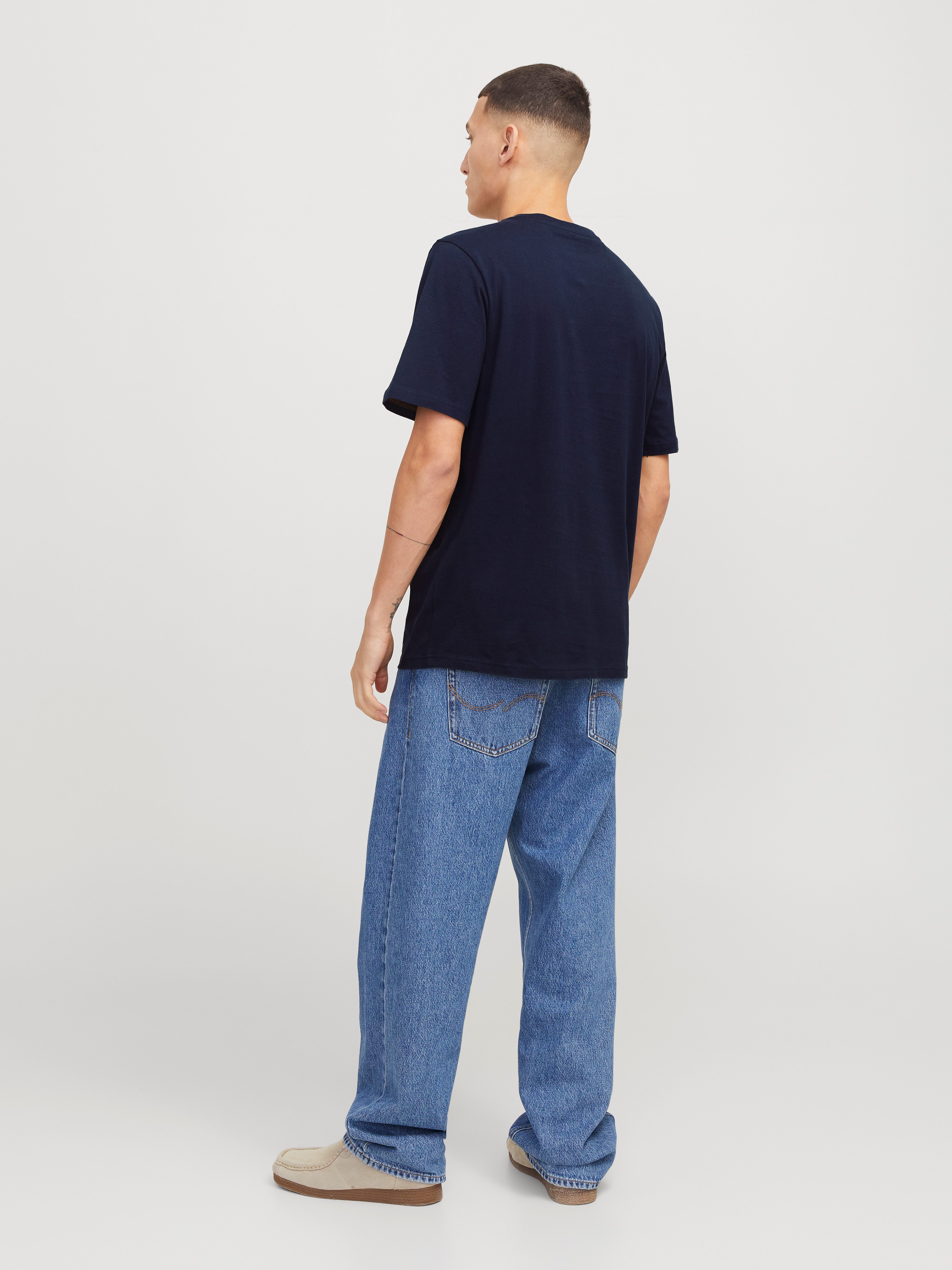 Jack & Jones Shirt met print JJCOLTON TEE SS CREW NECK