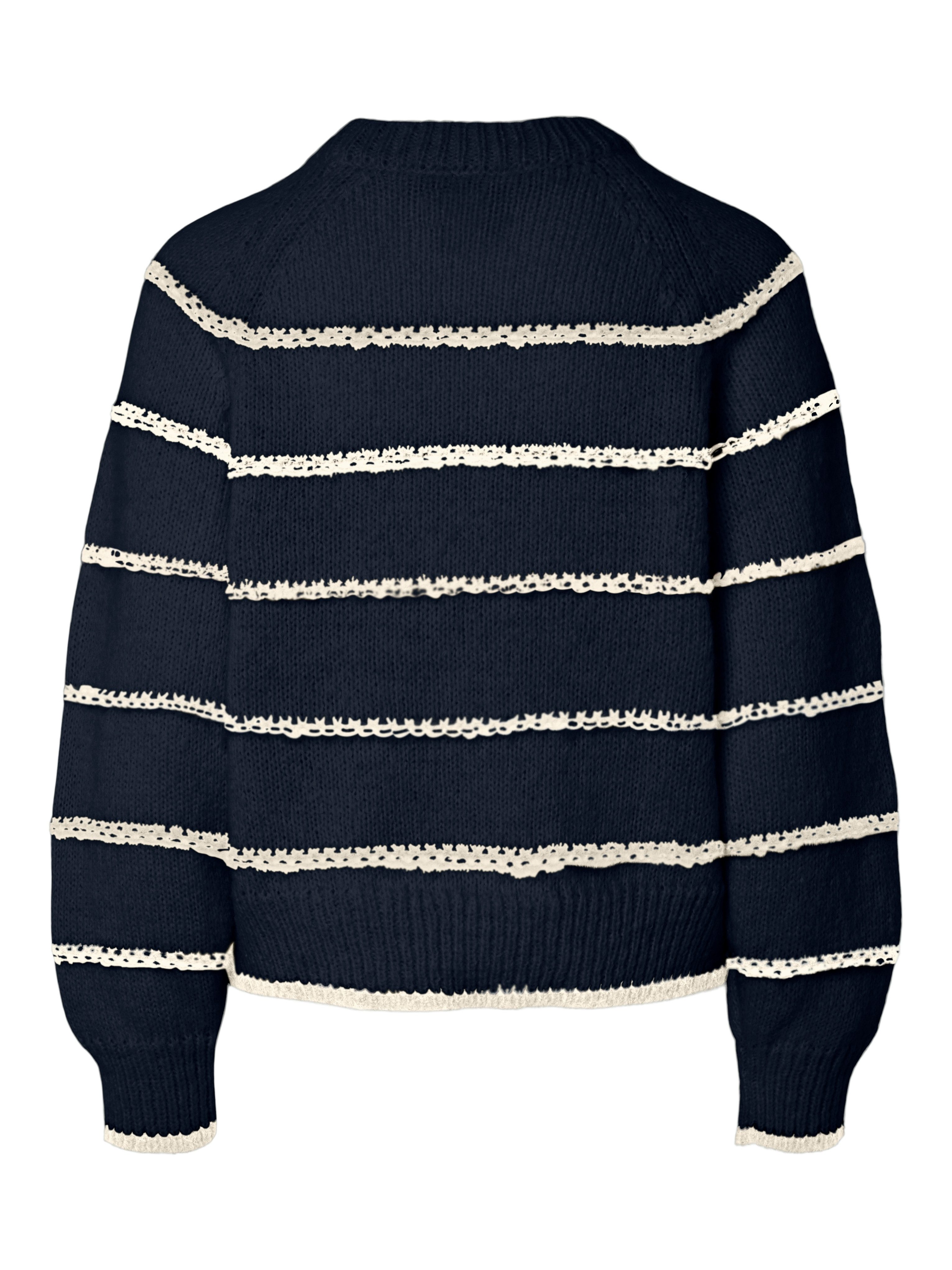 pieces Gebreide trui PCNELIA LS O-NECK KNIT NOOS BC