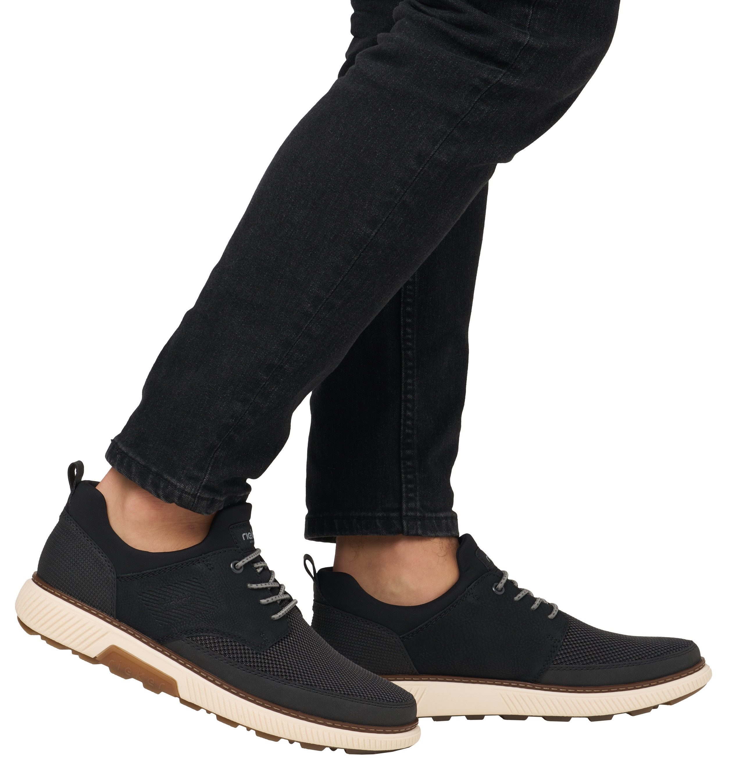 Rieker Slip-on sneakers , vrijetijdsschoen, lage schoen, slipper met memocup-uitrusting