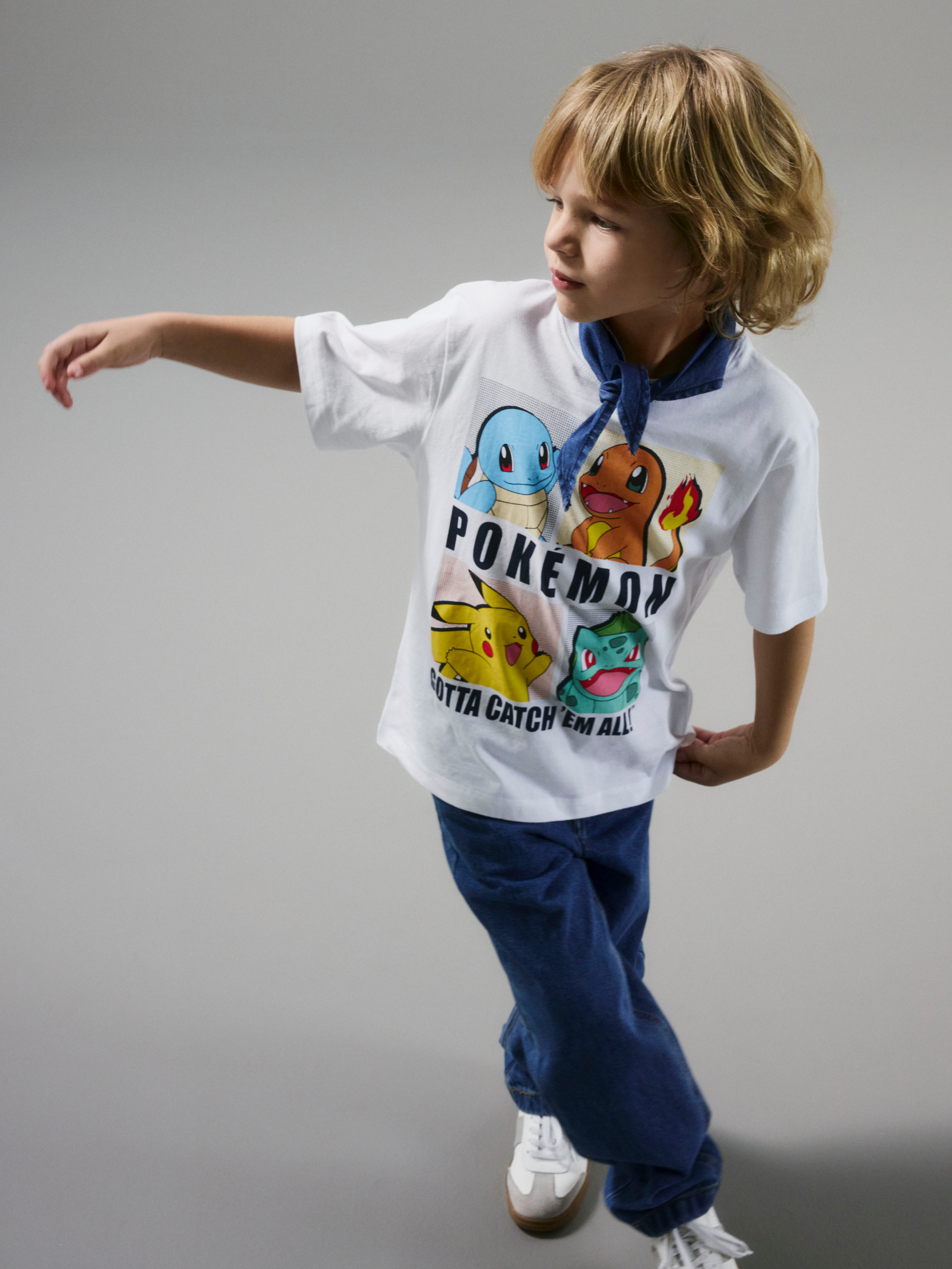 Name It T-shirt NKMDAZZ POKEMON NREG SS TOP BOX NOOS SKY