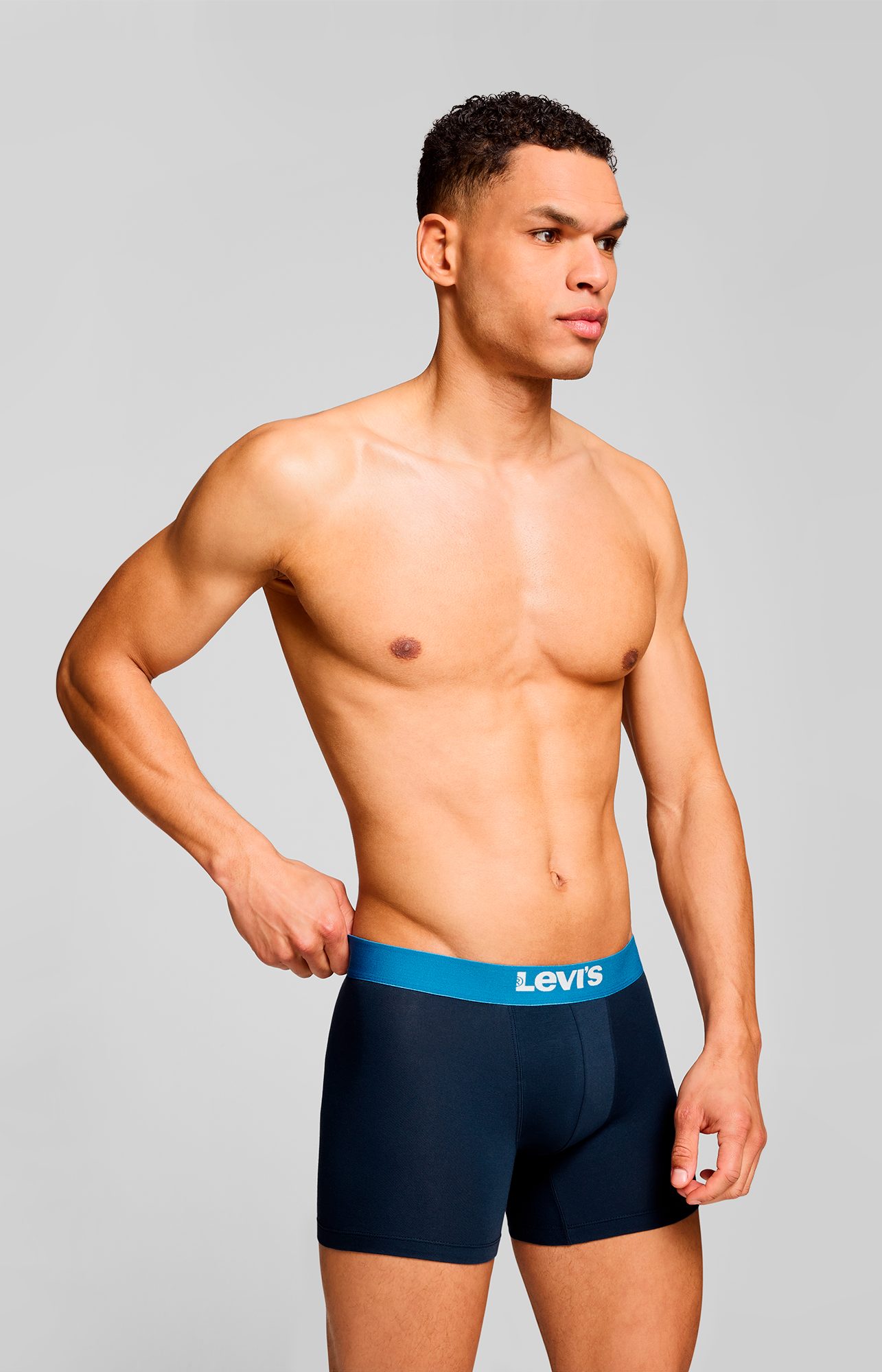 Levi's® Boxershort LEVIS MEN SLD BASC BOXER BRIEF ORG CO 2P (Set van 2)