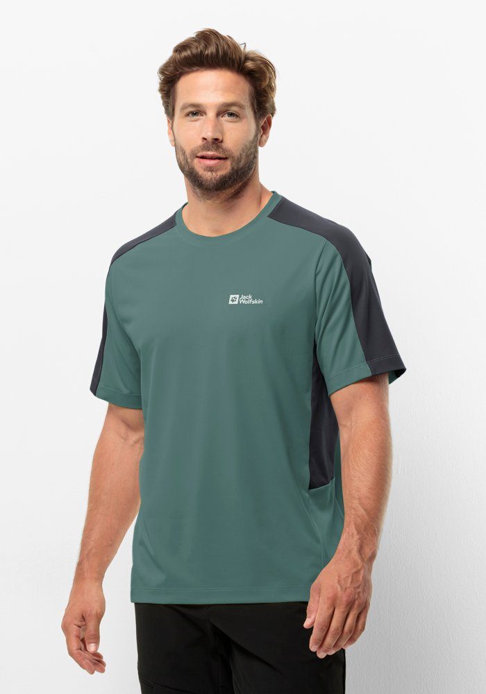 Jack Wolfskin Narrows T-Shirt Men Functioneel shirt Heren XXL jade green jade green