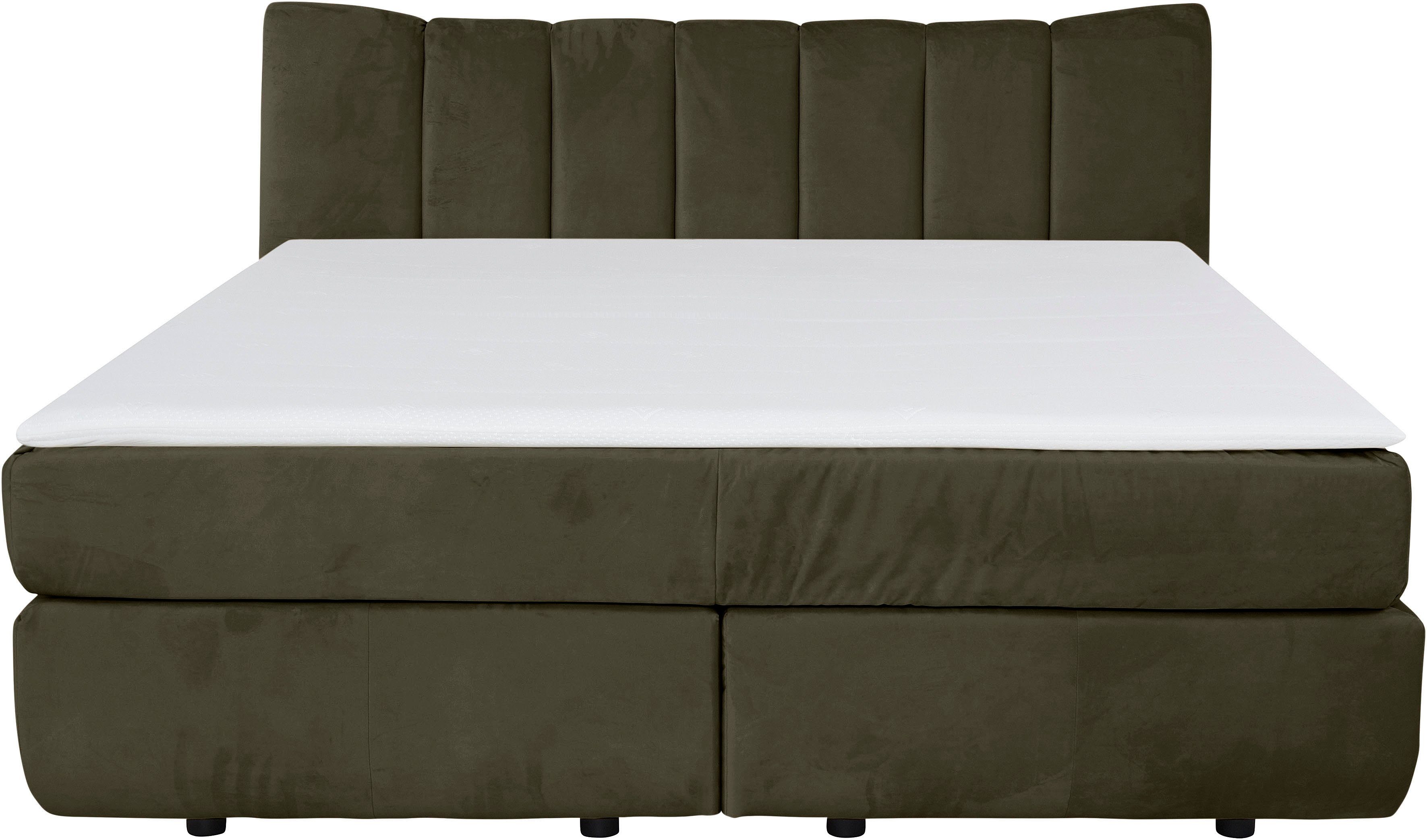 Leonique Boxspring Océane Los van de vloer- werkt vrijzwevend, verschillende hardheden (ook H4)