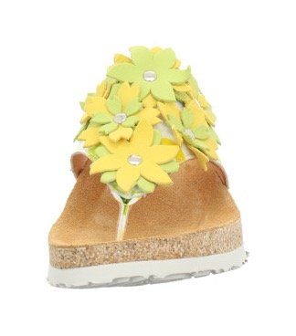 Think! Teenslippers KOAK , zomerschoen, slippers met schattige bloemdecoratie