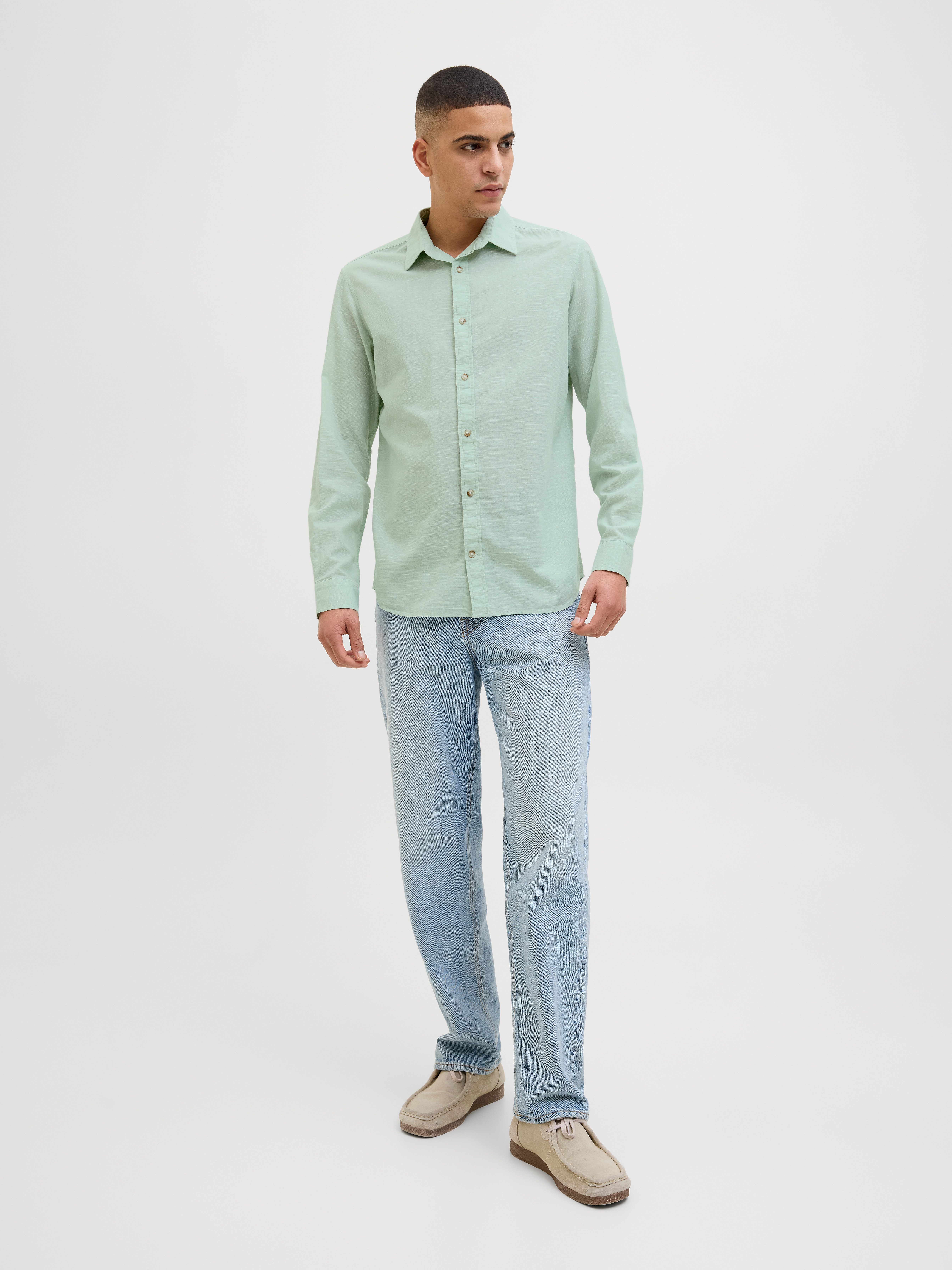 Jack & Jones Overhemd met lange mouwen JJESUMMER SHIRT LS SN