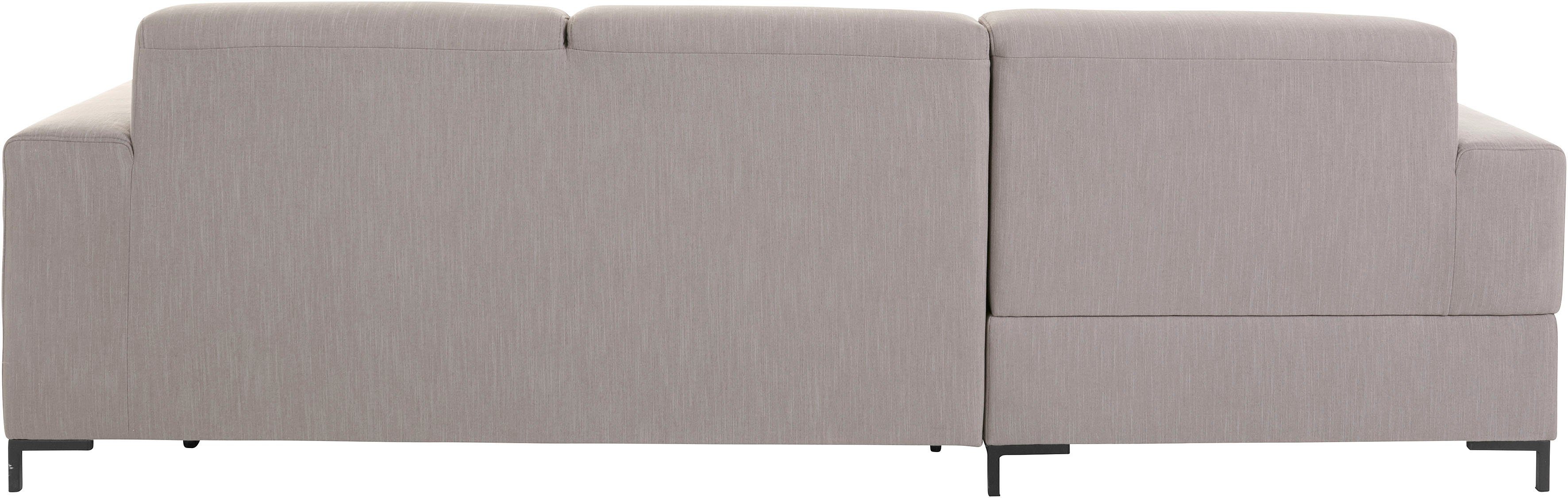 OTTO products Hoekbank Grazzo, tijdloos & elegant, moderne zittinghechting, Breedte 266cm, L-vorm
