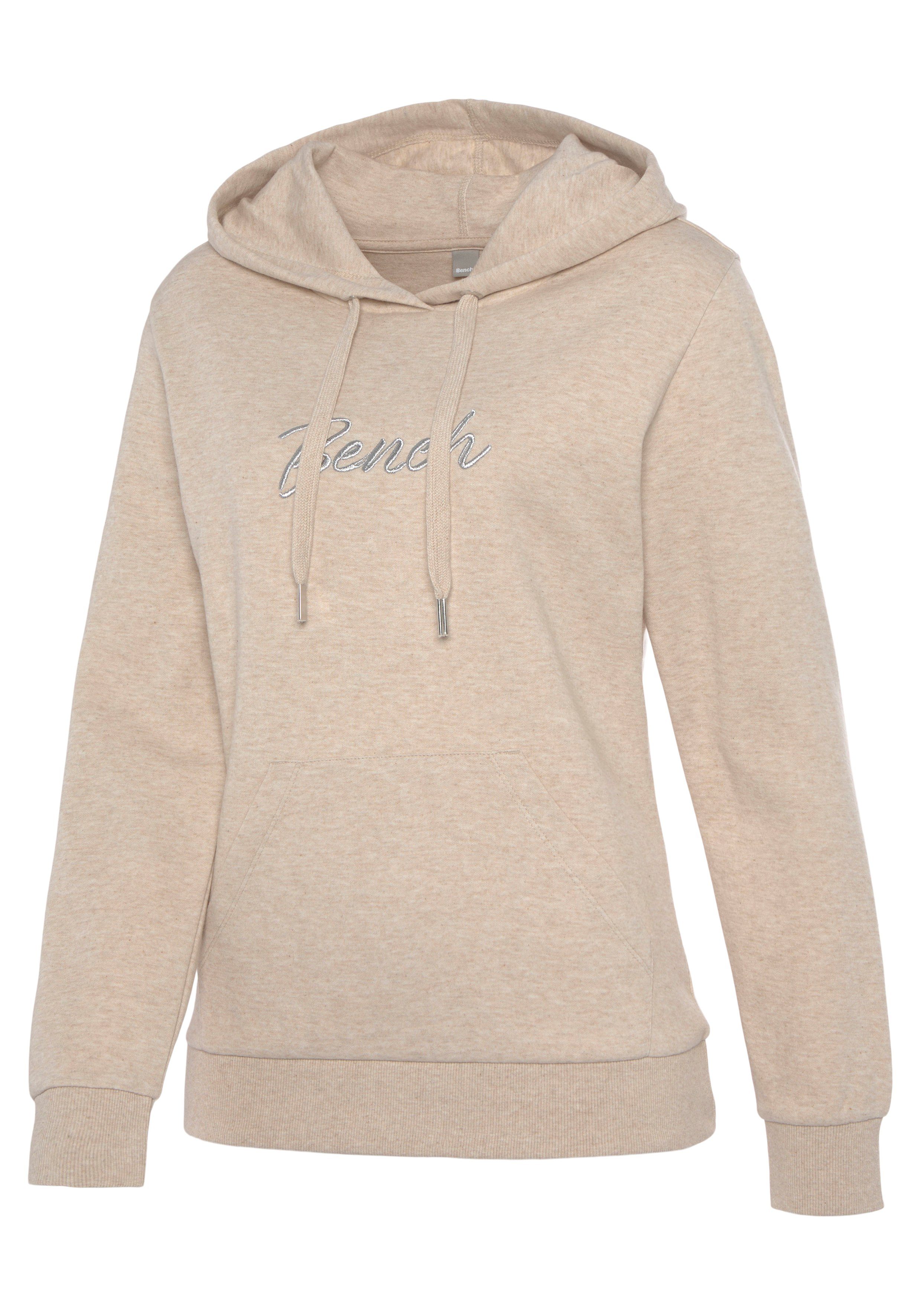 Bench. Loungewear Hoodie -lounge hoodie- met glanzende logo-borduurwerk, loungewear, loungepak