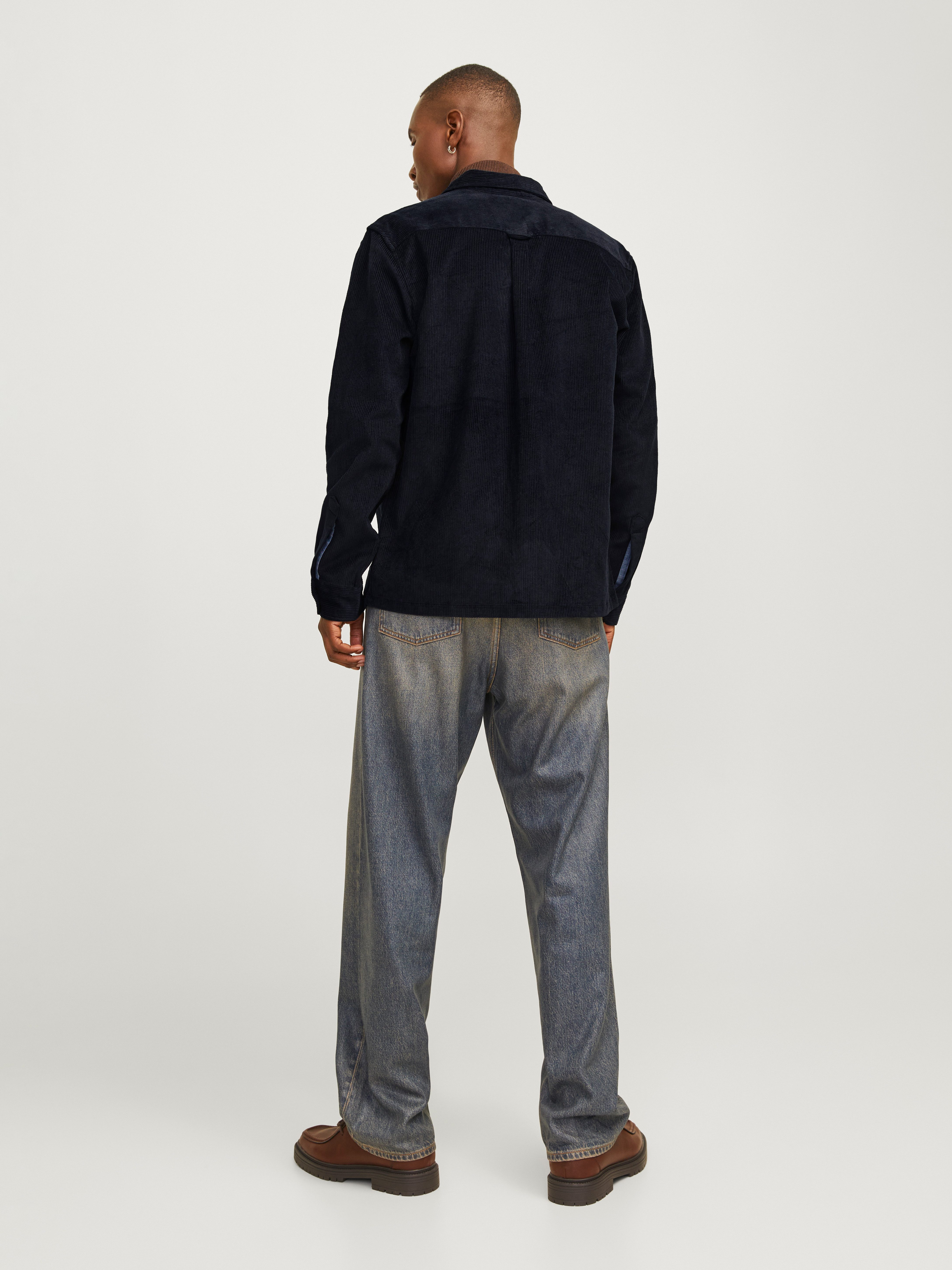 Jack & Jones Overhemd met lange mouwen JJEEDDIE CORDUROY OVERSHIRT LS SN