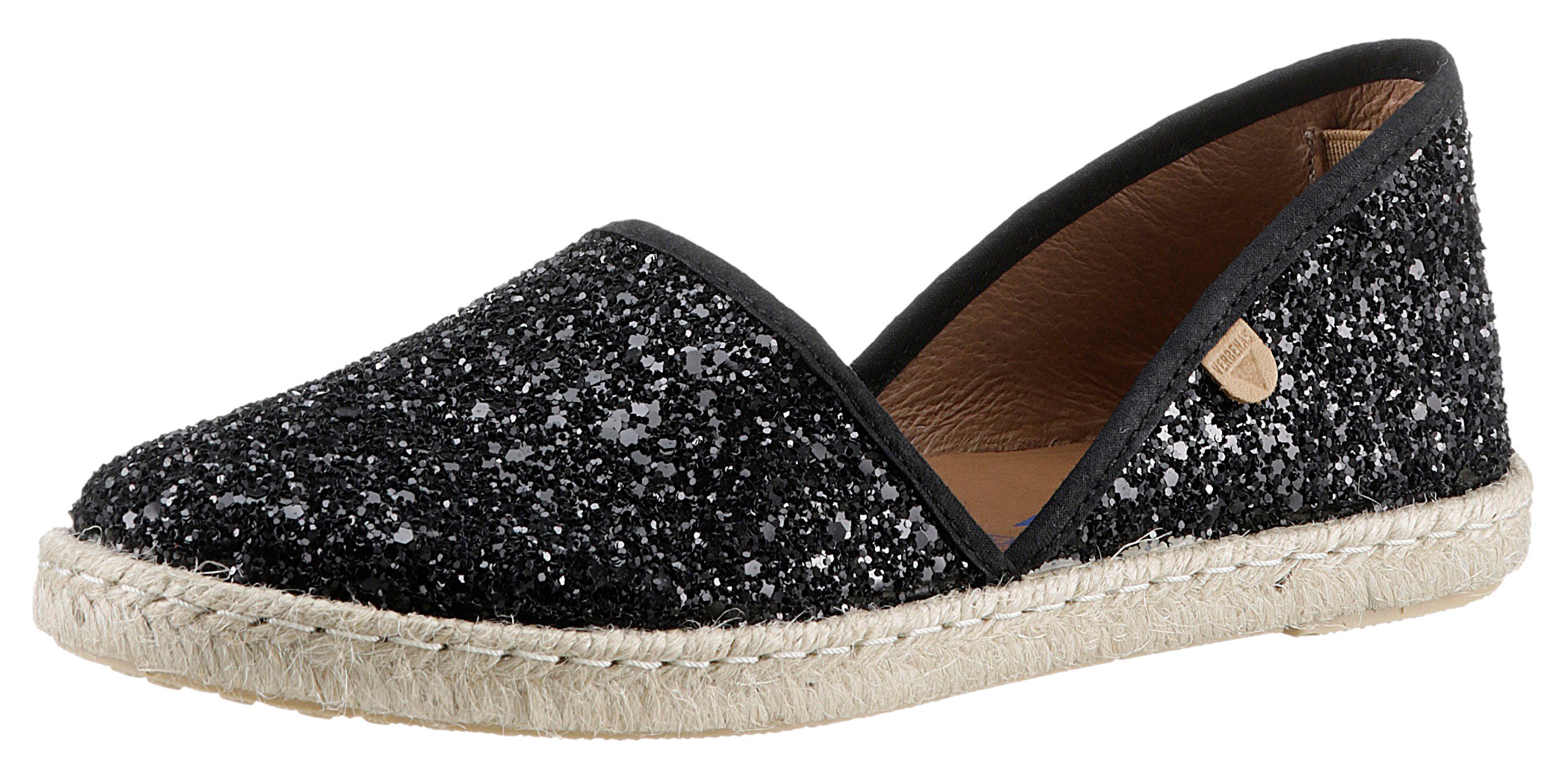 VERBENAS Espadrilles CARMEN GLITTER , slipper, zomerschoen, strandschoen met glitter