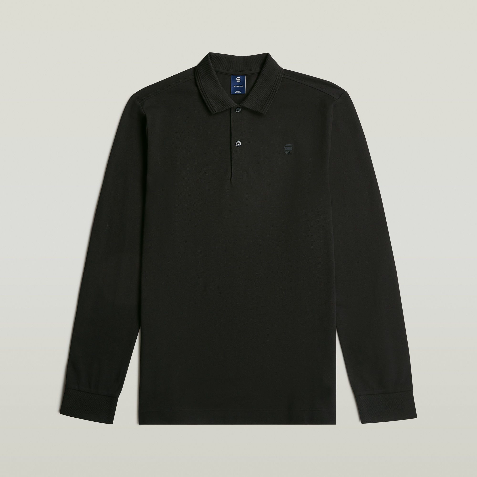 G-Star RAW Poloshirt Dunda Slim Polo lange mouwen, met logo