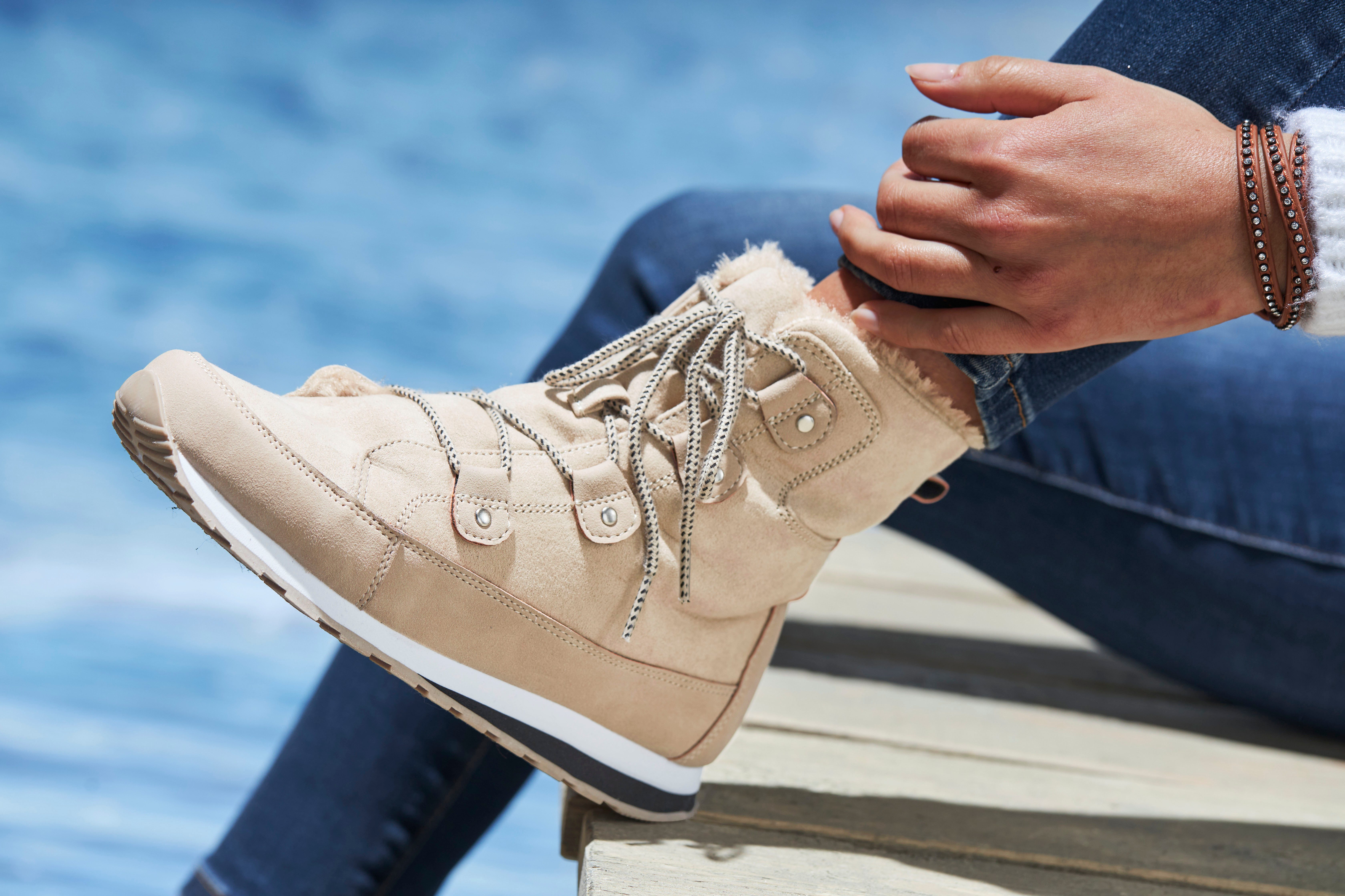 Vivance Laarsjes met warm voering, winterlaarzen, laarzen, boots vegan