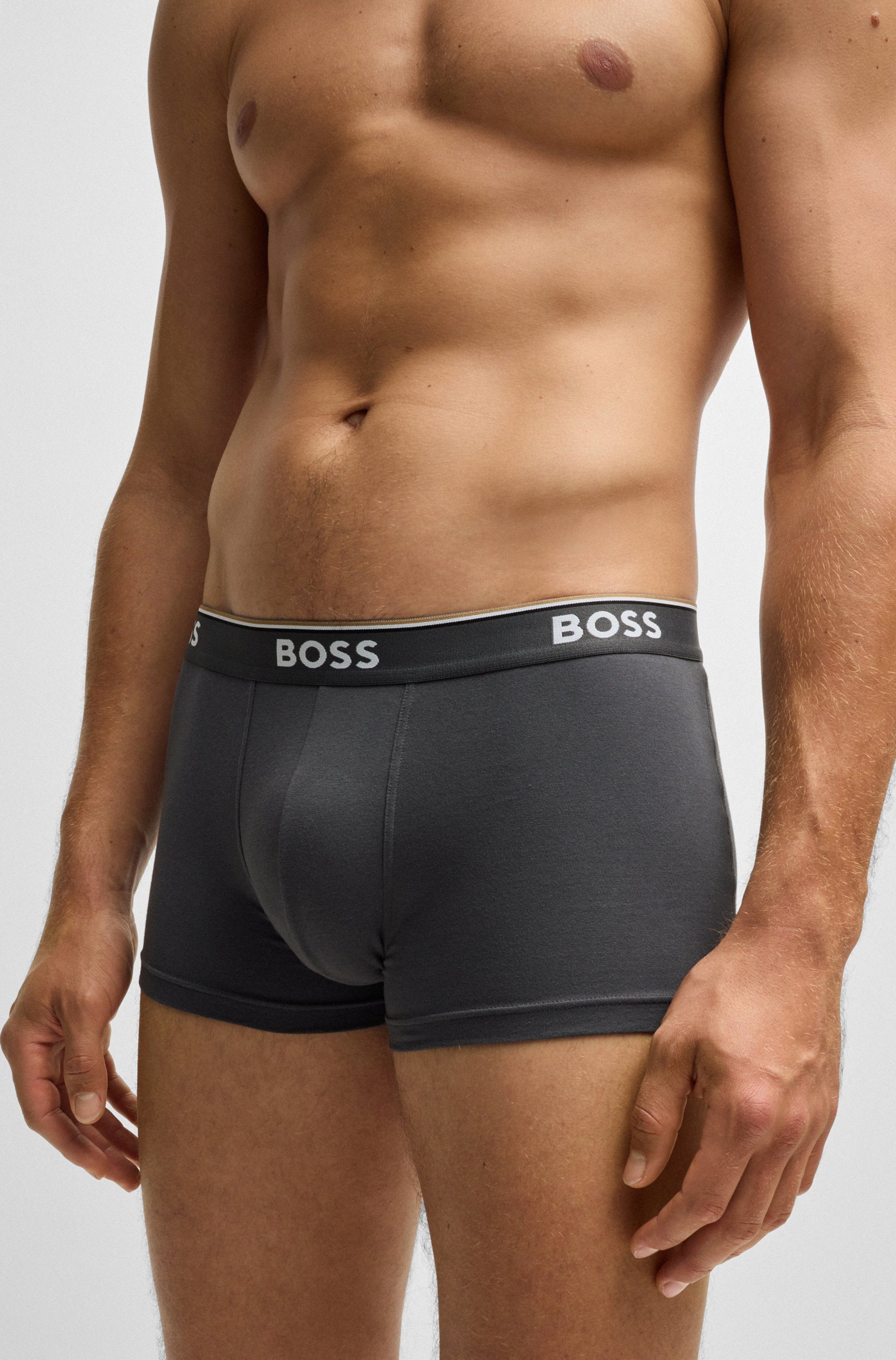 BOSS Boxershort met boss opdruk op de tailleband (3 stuks)