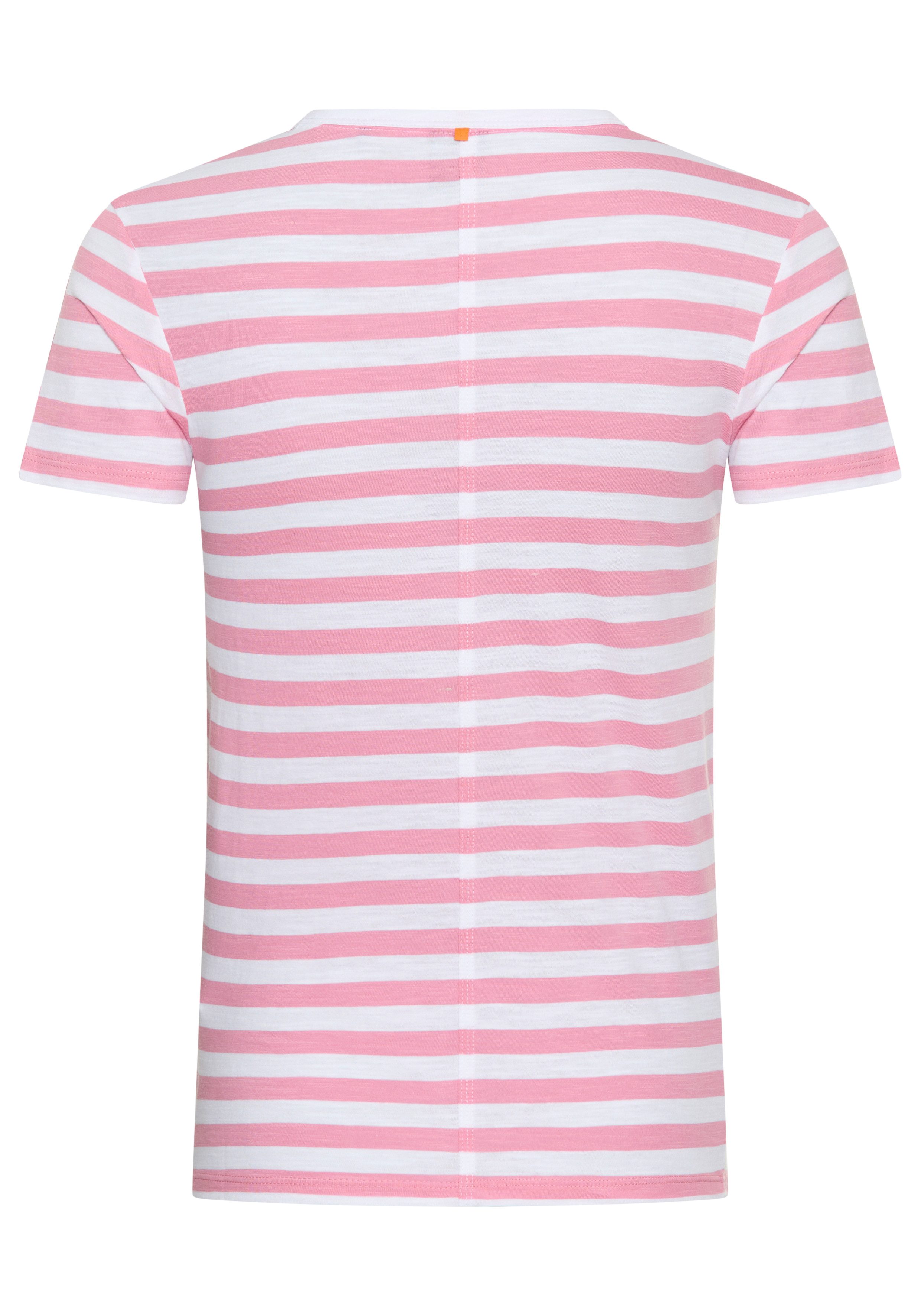 Boss Orange T-shirt Premium damesmode, in gestreept ontwerp