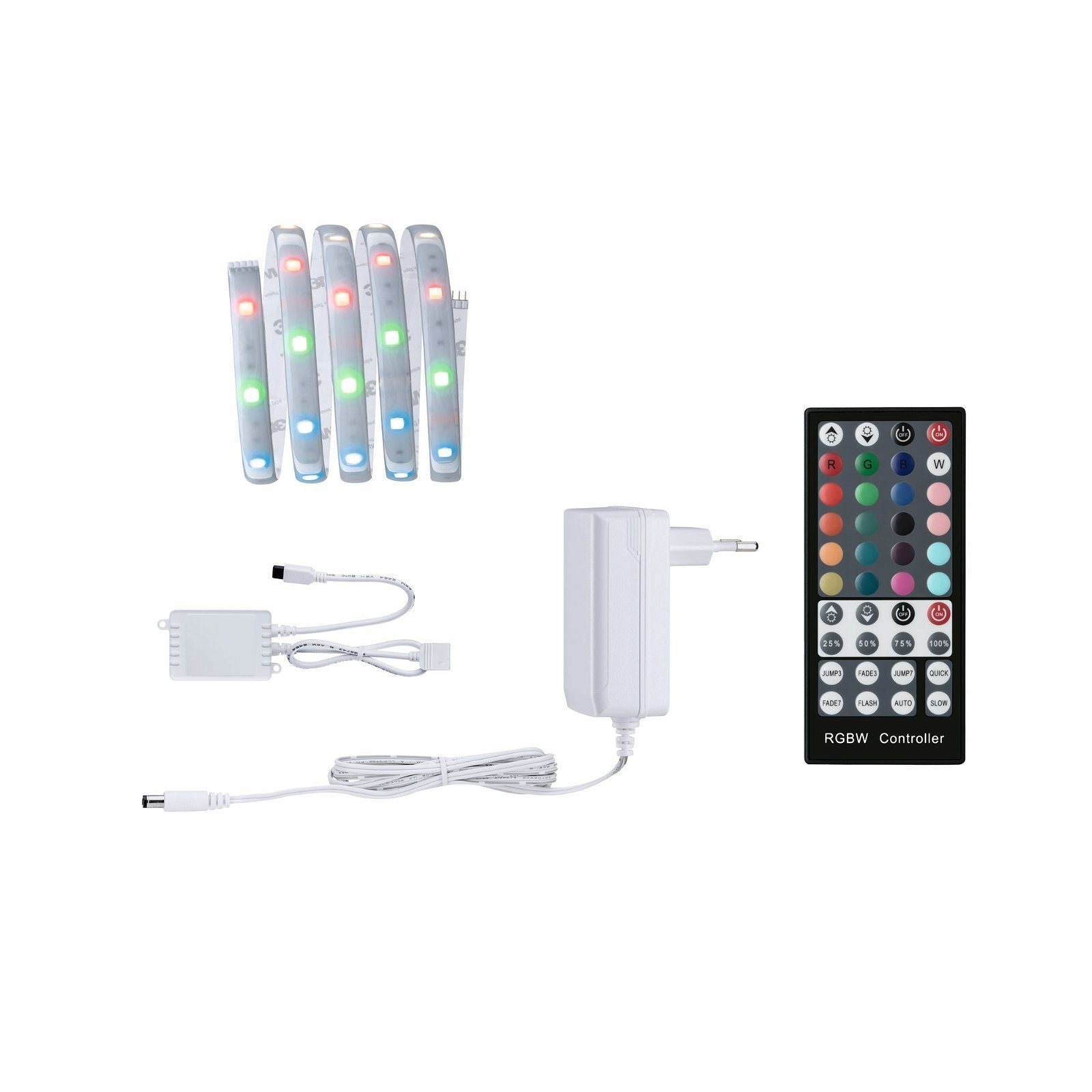Paulmann Led-strepen MaxLED 250 Basisset 1,5m 10W 230/24V 24VA zilverkleur kunststof (1 stuk)