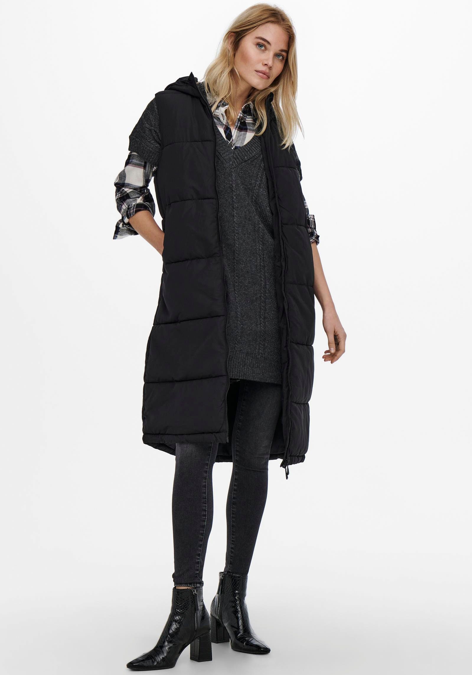 Only Bodywarmer ONLALINA LONG WAISTCOAT OTW NOOS