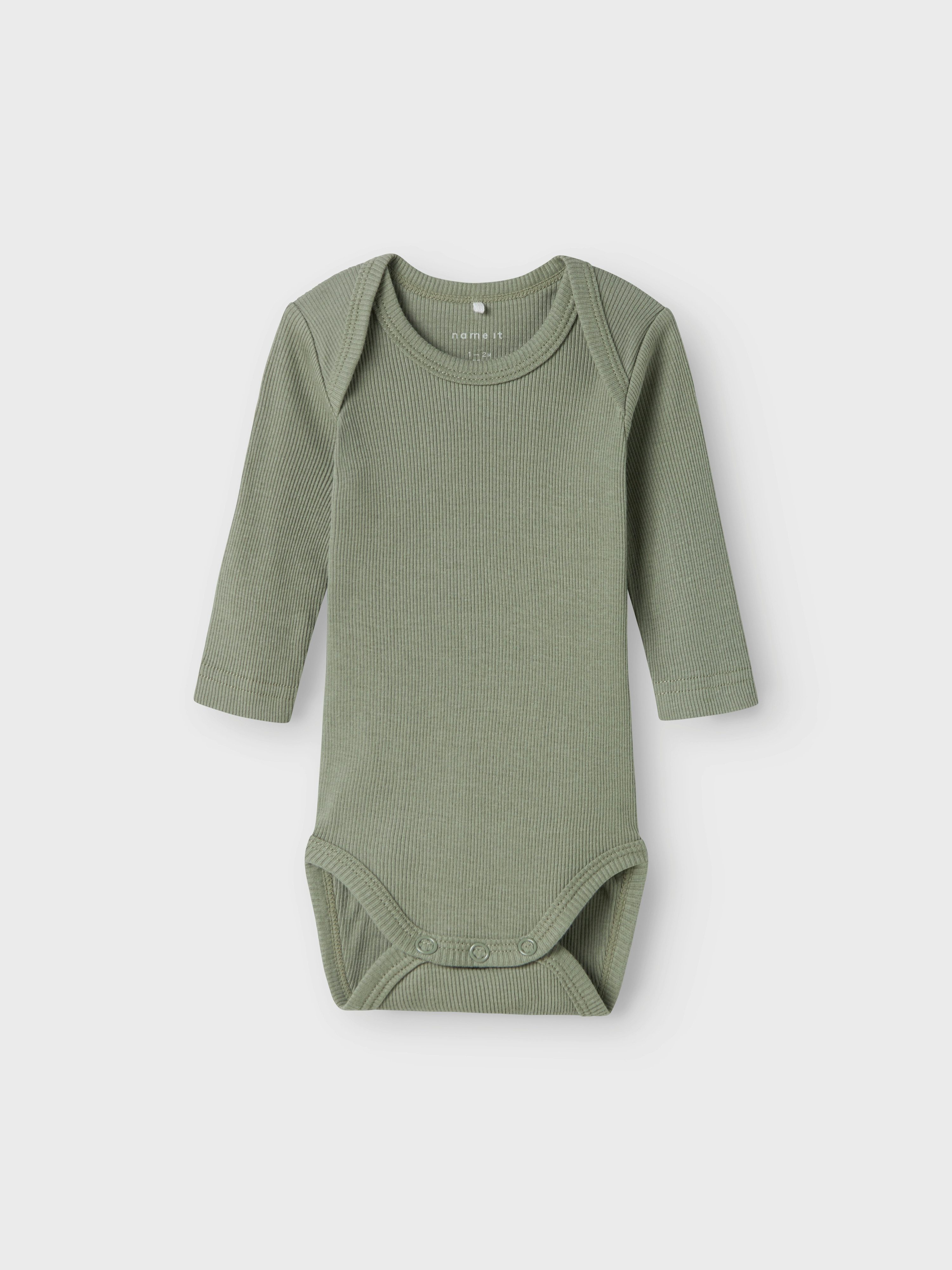 Name It Body met lange mouwen NBNBODY 5P LS SOLID RIB NOOS (set, 5-delig)