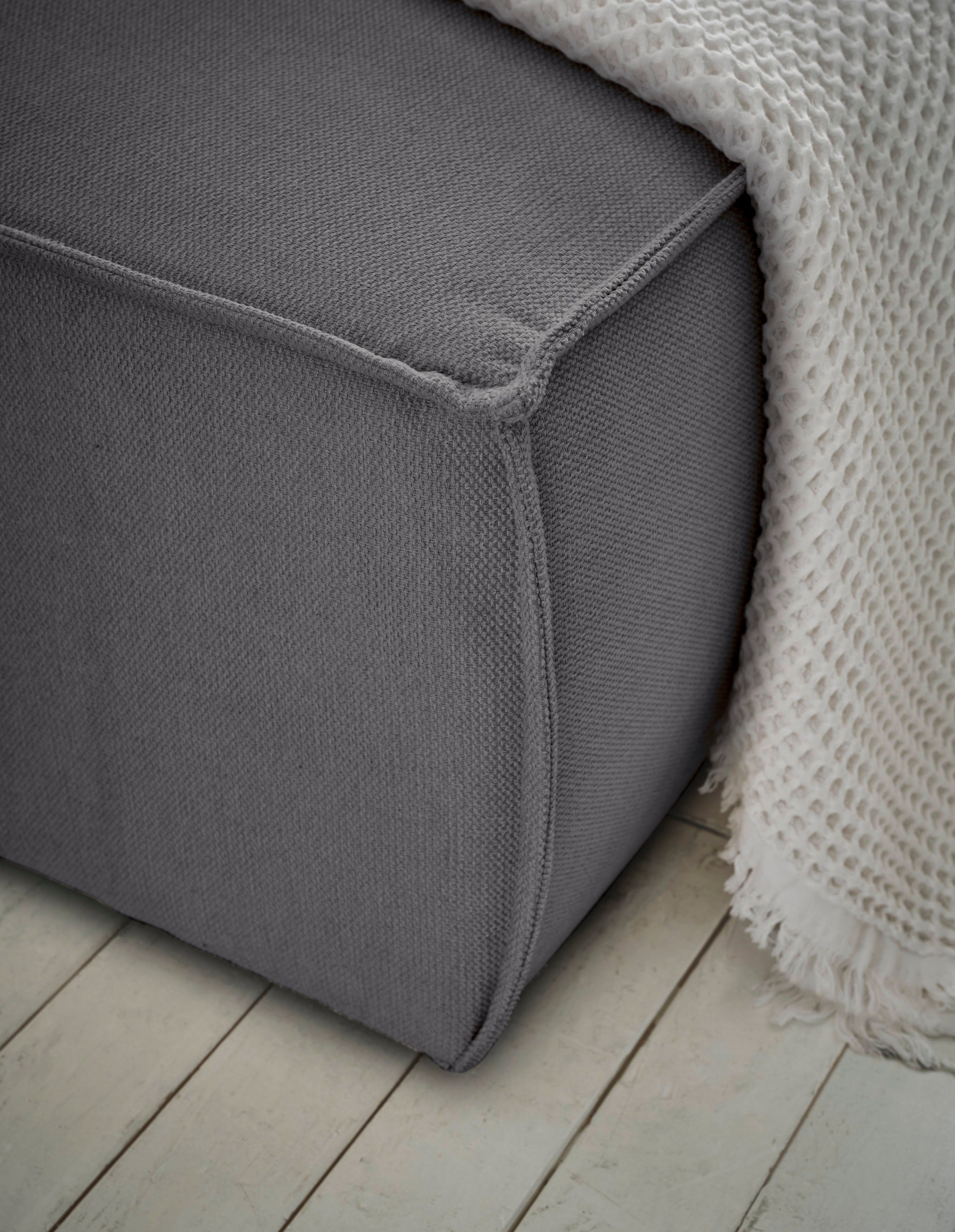 andas Zithoek FINNLEY U-model XXL 329 cm, bedbank, slaapfunctie m. bedkist