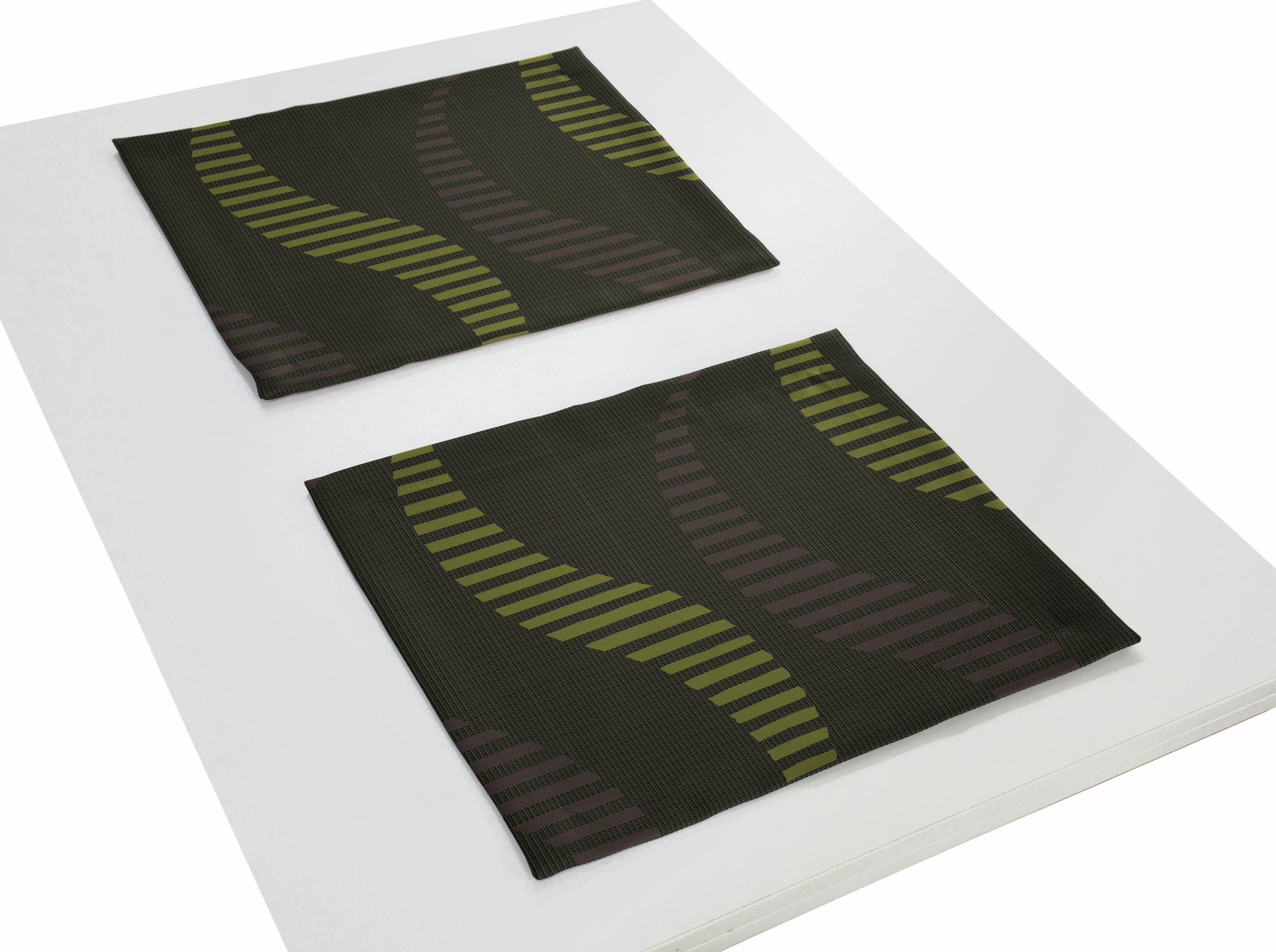 Wirth Set placemats Lupara (set, 2 stuks) tafelkleden groen