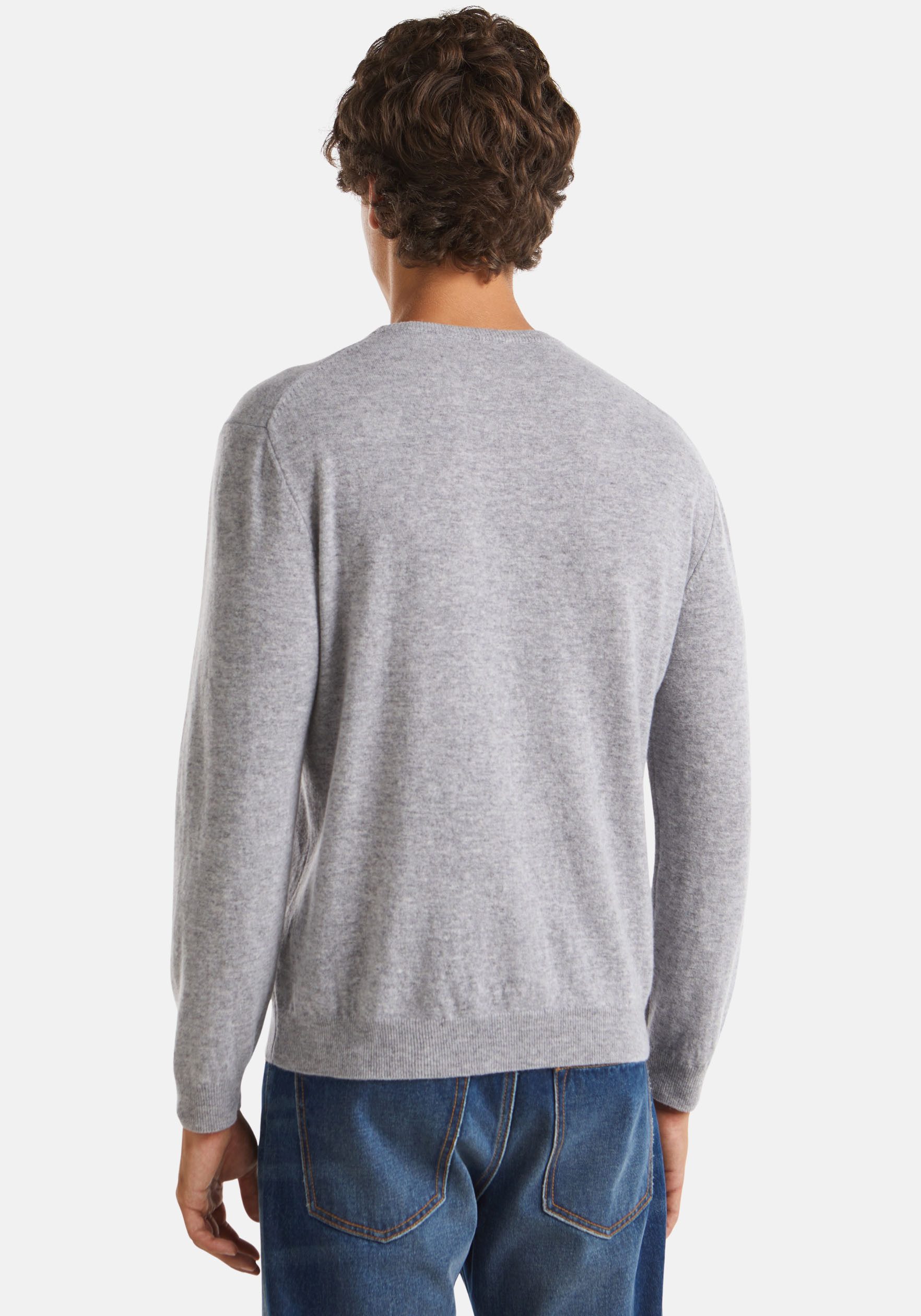 United Colors of Benetton Trui met ronde hals in cleane look