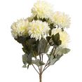 botanic-haus kunstbloem boeket chrysanten beige