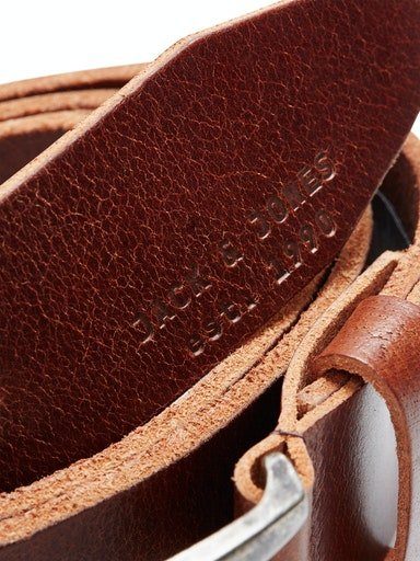 Jack & Jones Leren riem JACPAUL LEATHER BELT NOOS