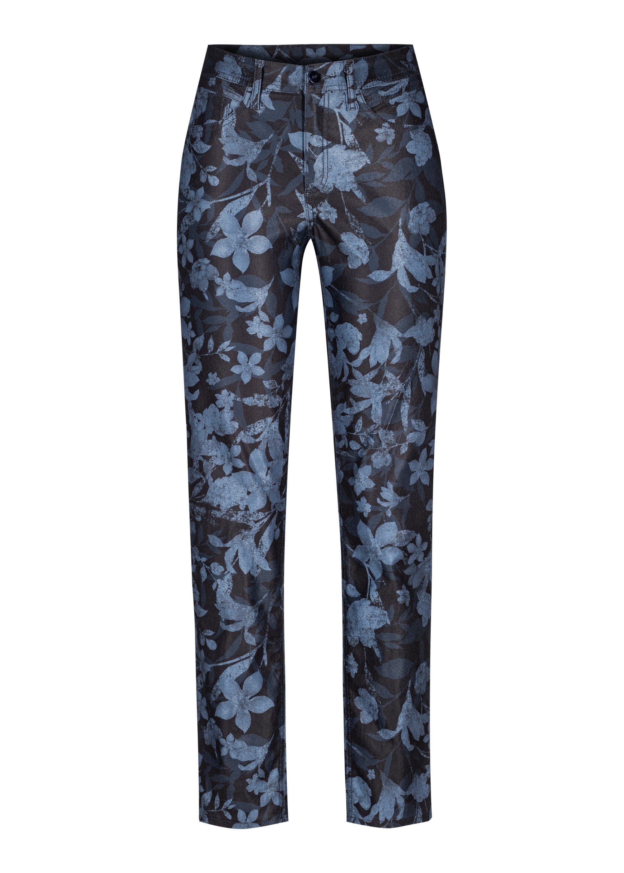 Stehmann Taillehoge broek met print all-over