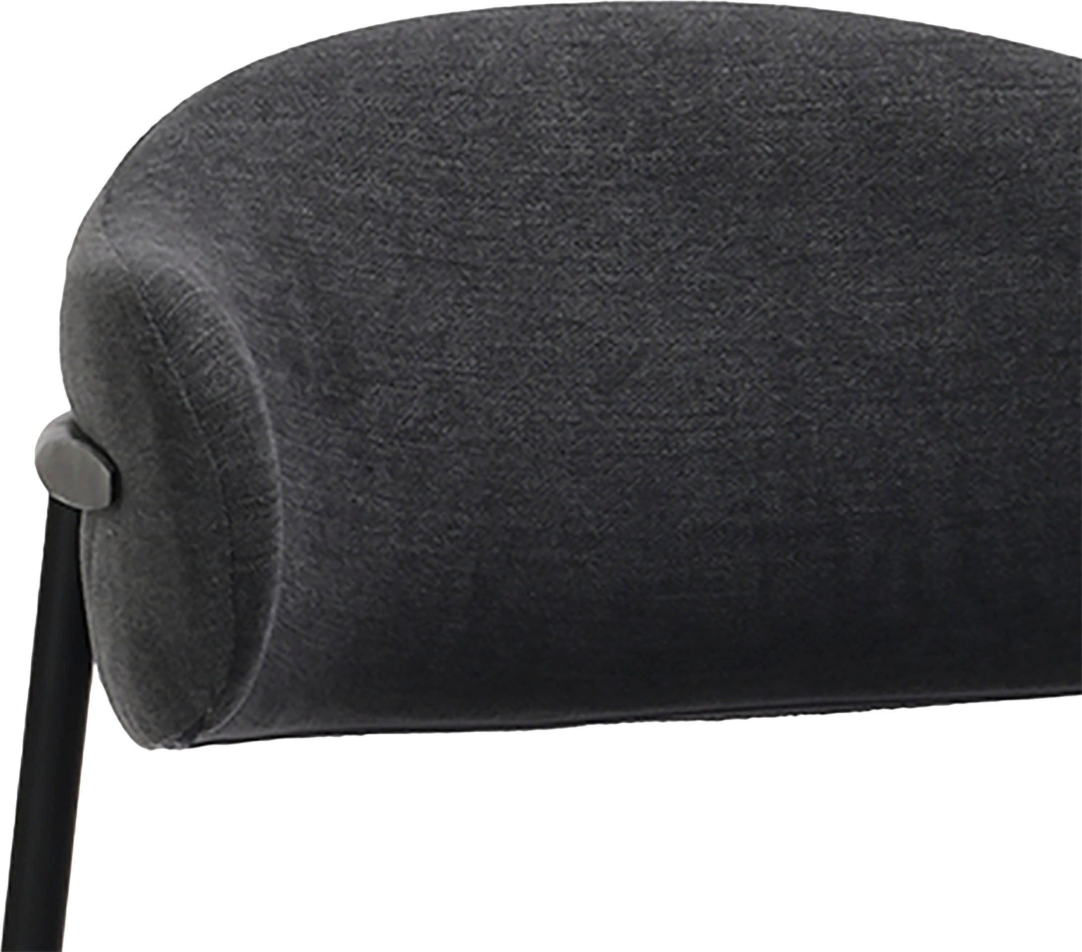 byLIVING Eetkamerstoel Jersey (2-stuks set) Frame van metaal zwart, keukenstoel, geweven stofbekleding, diverse kleuren (set)